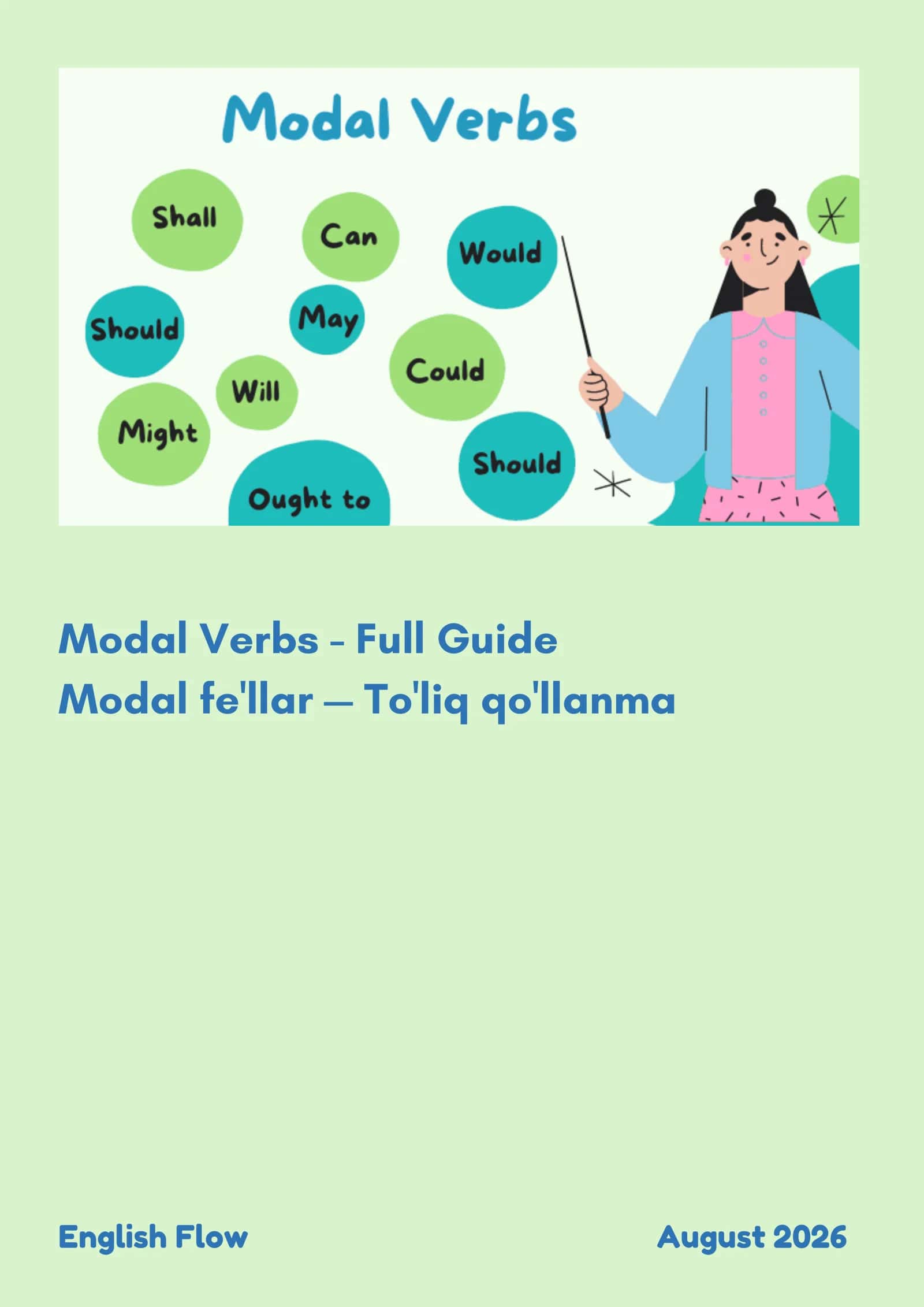 Model Verbs - Full Guide 1