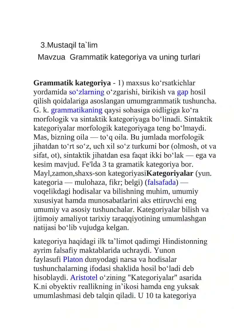 Grammatik kategoriya va uning turlari 1