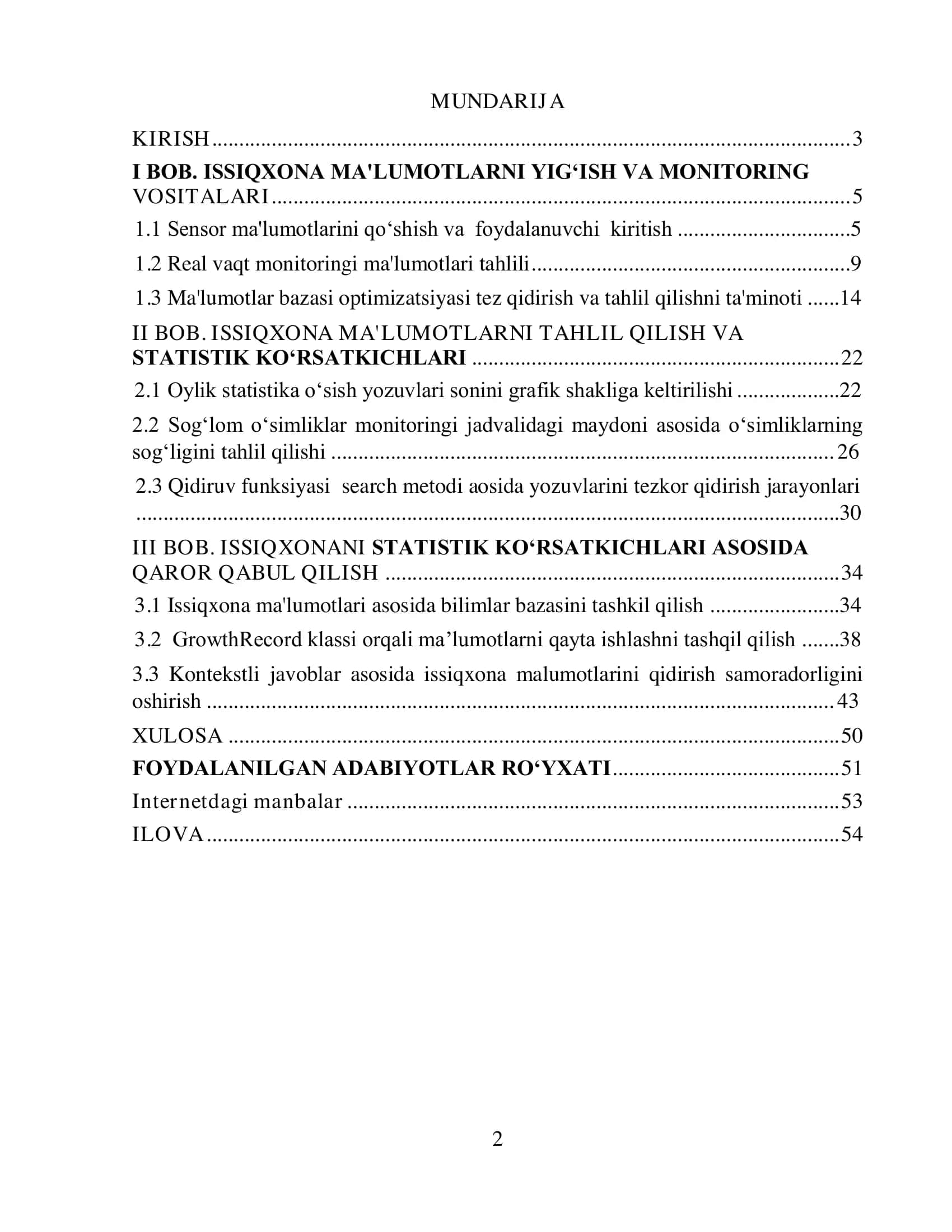 Issiqxona ma'lumotlarni yig‘ish va monitoring qilish 1