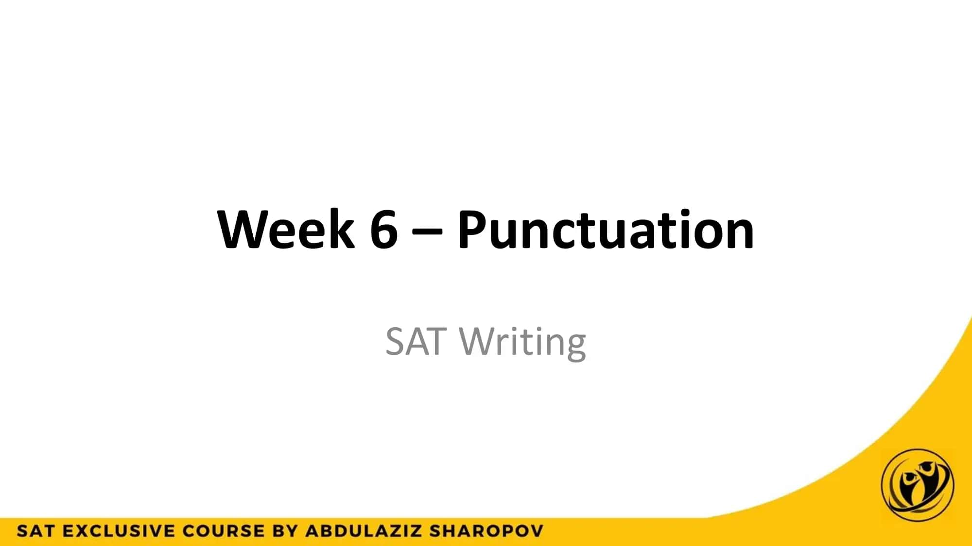 Punctuation 1