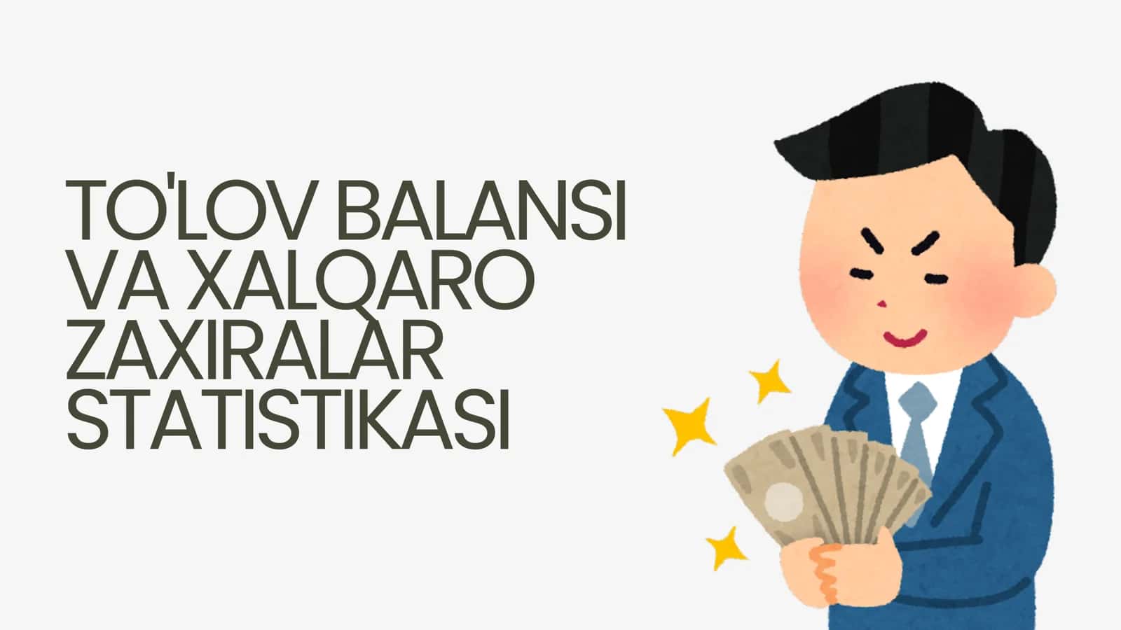 TO'LOV BALANSI VA XALQARO ZAXIRALAR STATISTIKASI 1