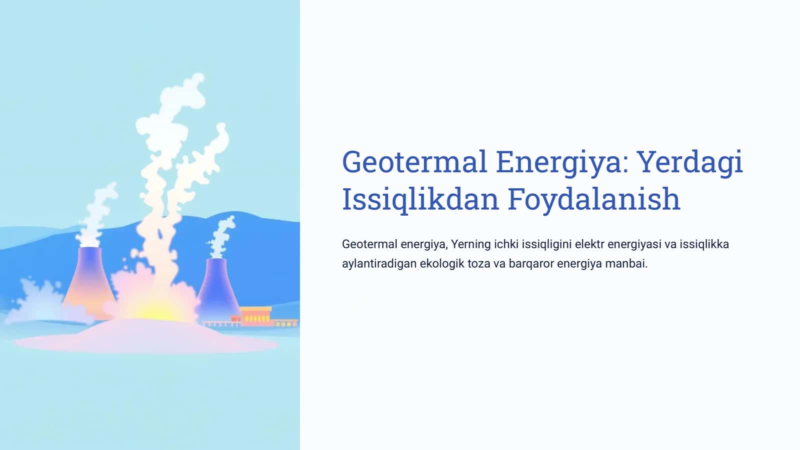 Geotermal Energiya 1