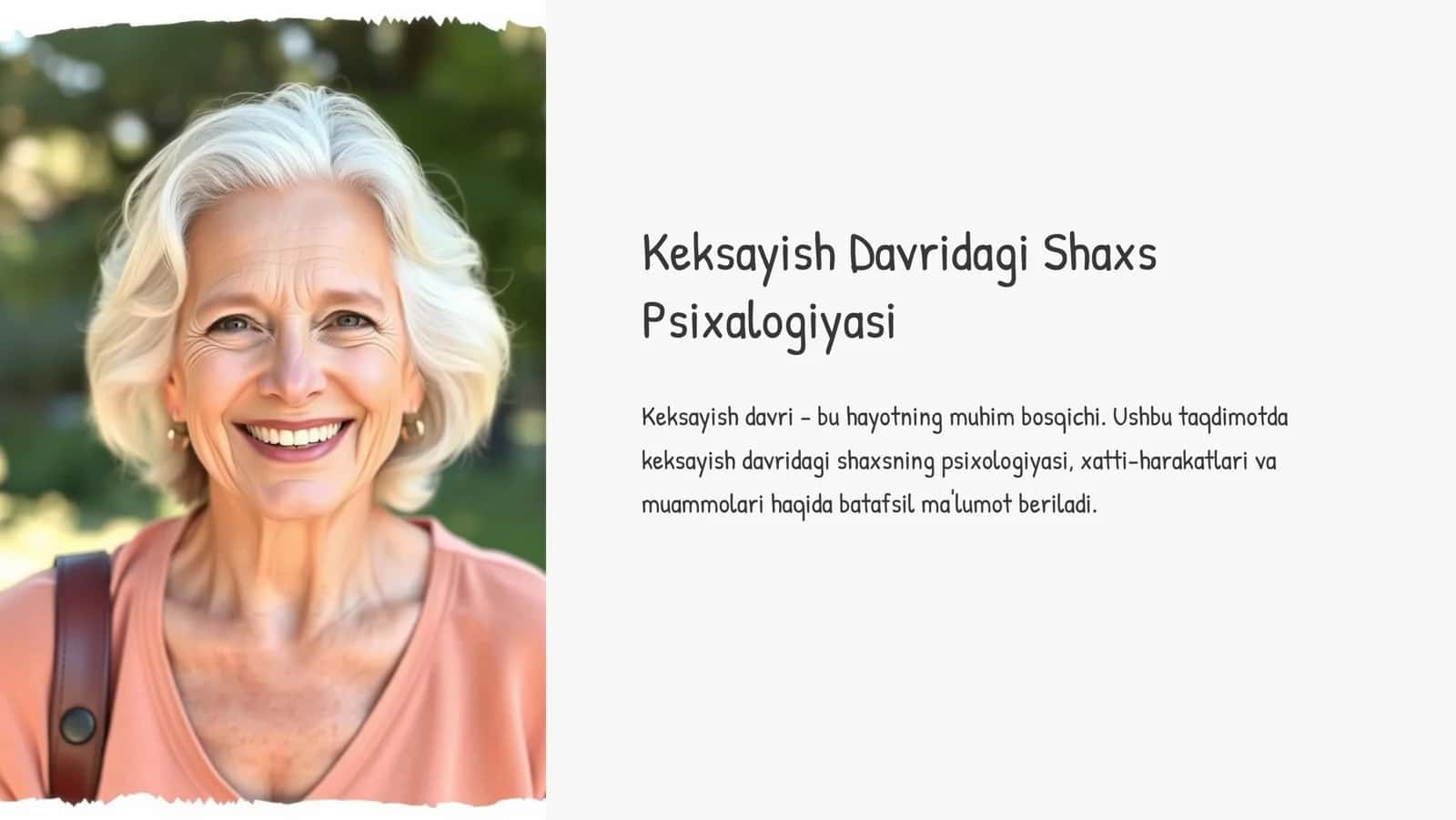 Keksayish Davridagi Shaxs Psixologiyasi 1