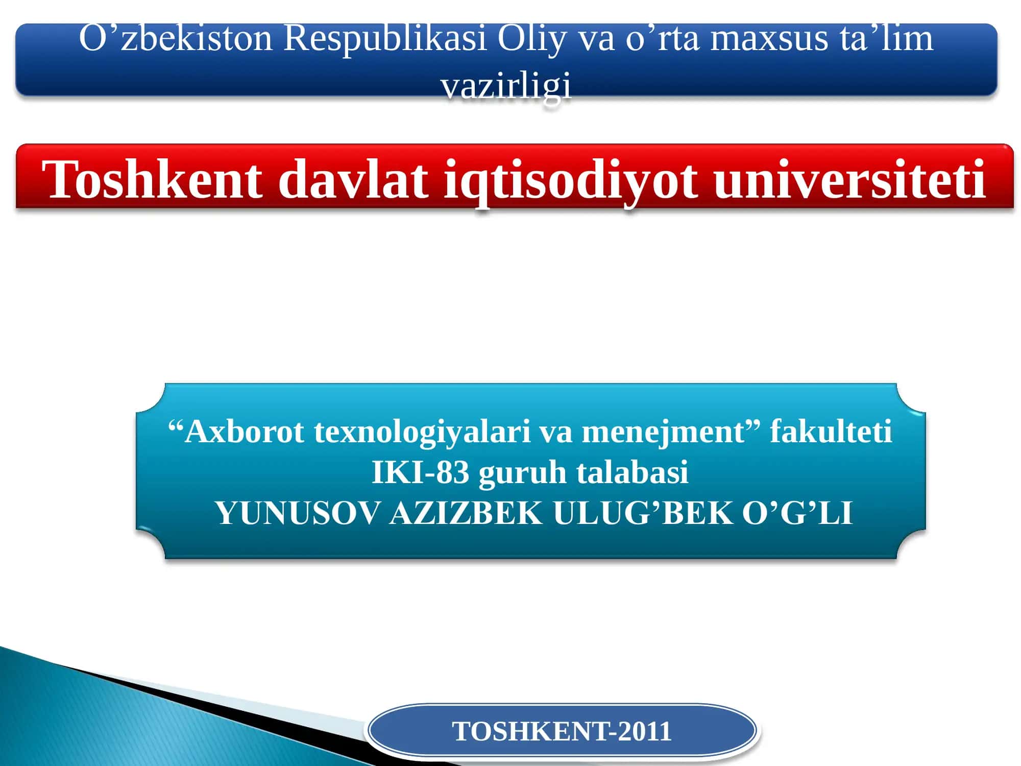 Internet tizimi va uning resurslari 1