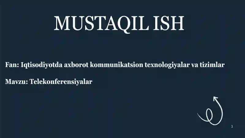 Telekonferensiyalar