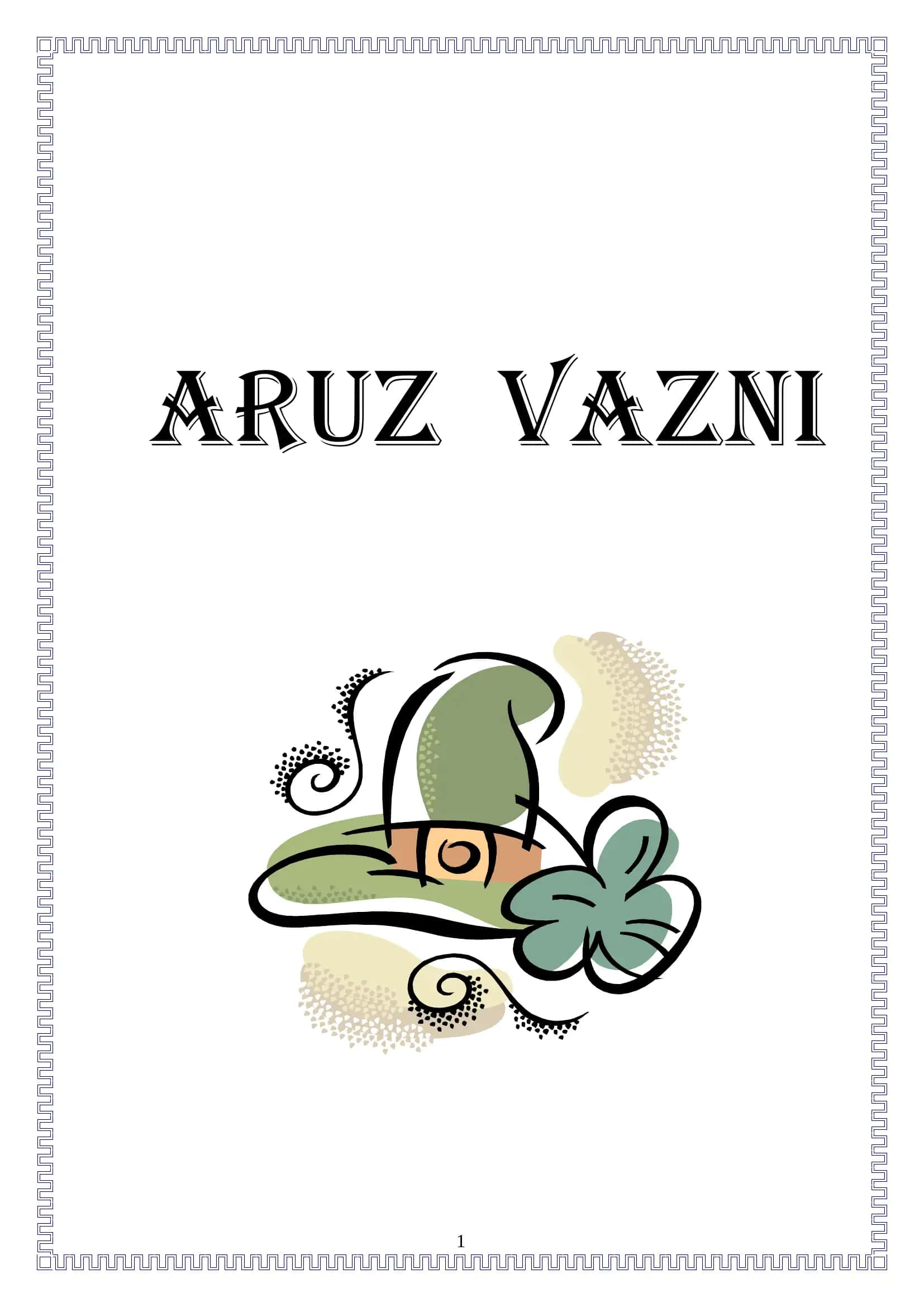 ARUZ VAZNI 1