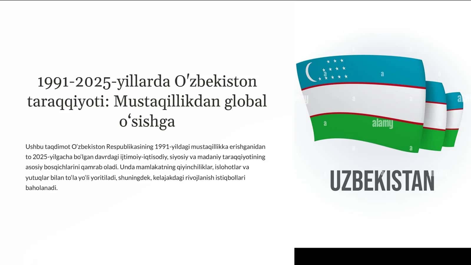 O'zbekiston Mustaqilik Tarixi (1991-2025) 1