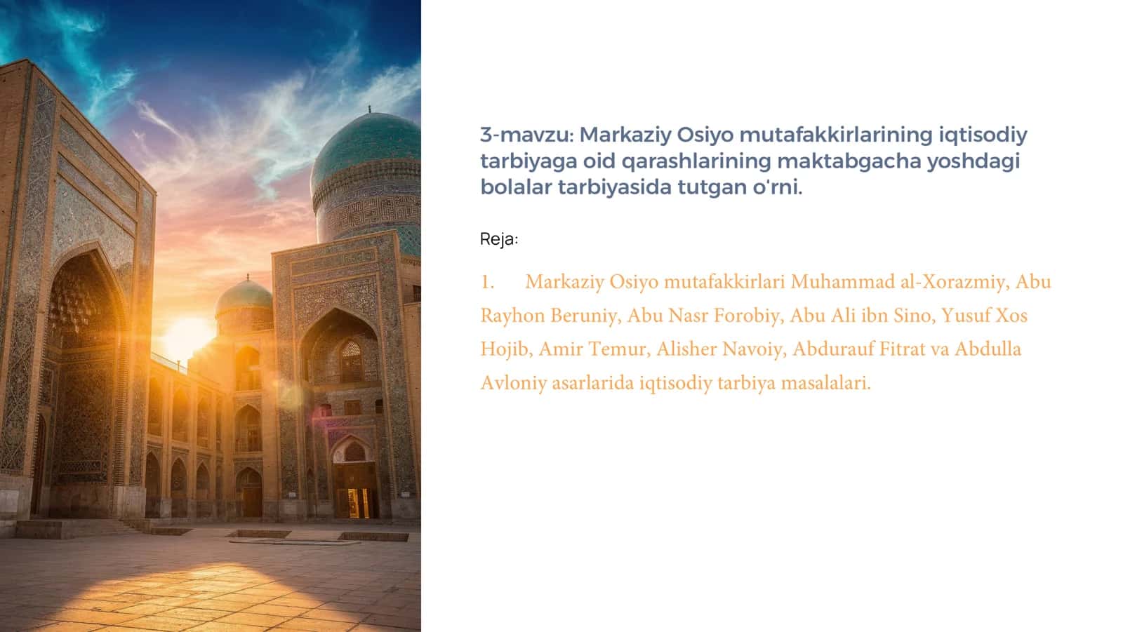 Iqtisodiy tarbiya masalalari 1