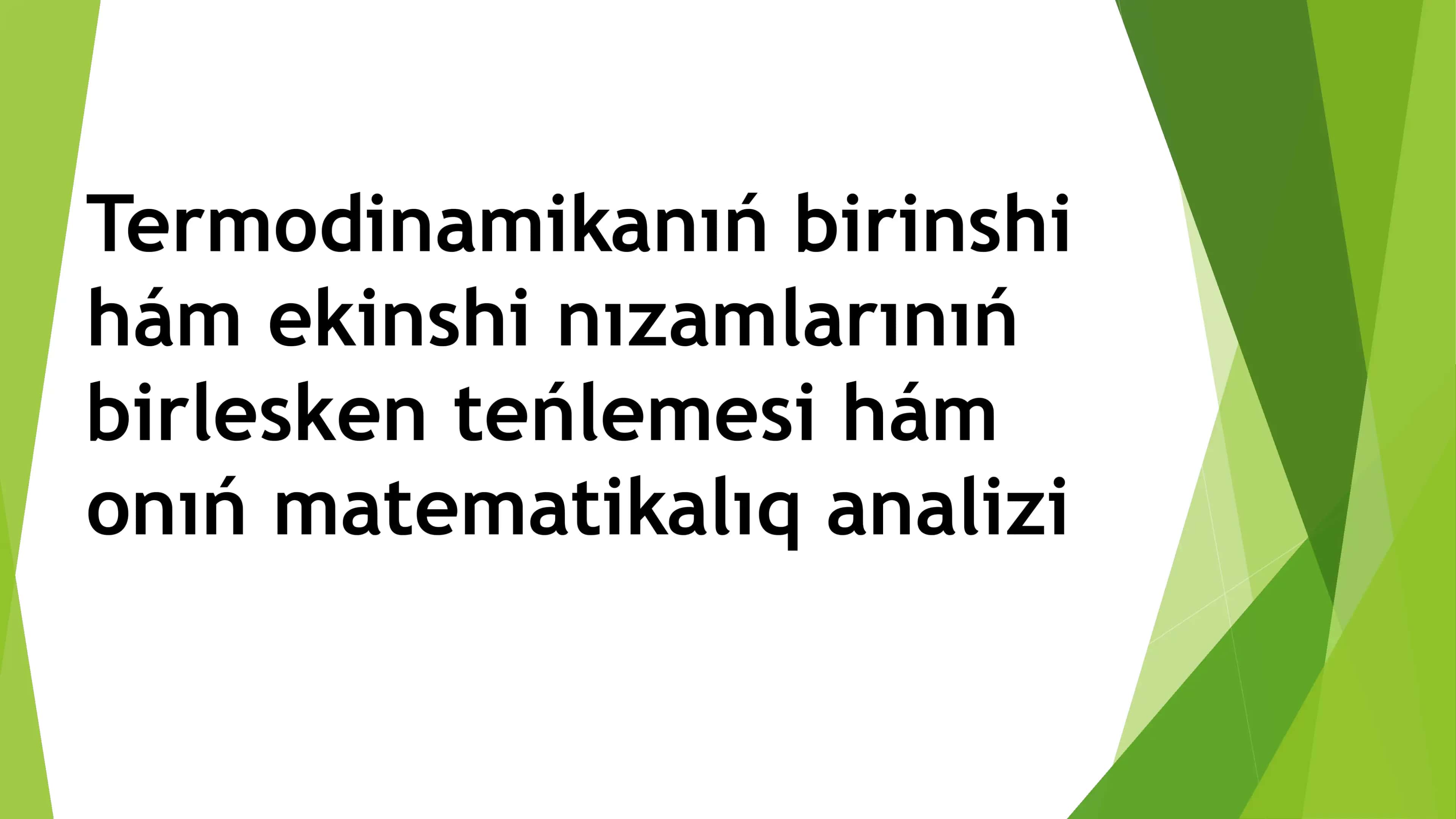 Termodinamika 1