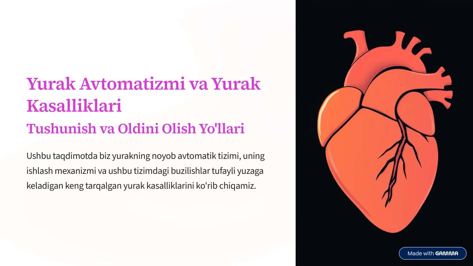 Yurak Avtomatizmi va Yurak Kasalliklari 1