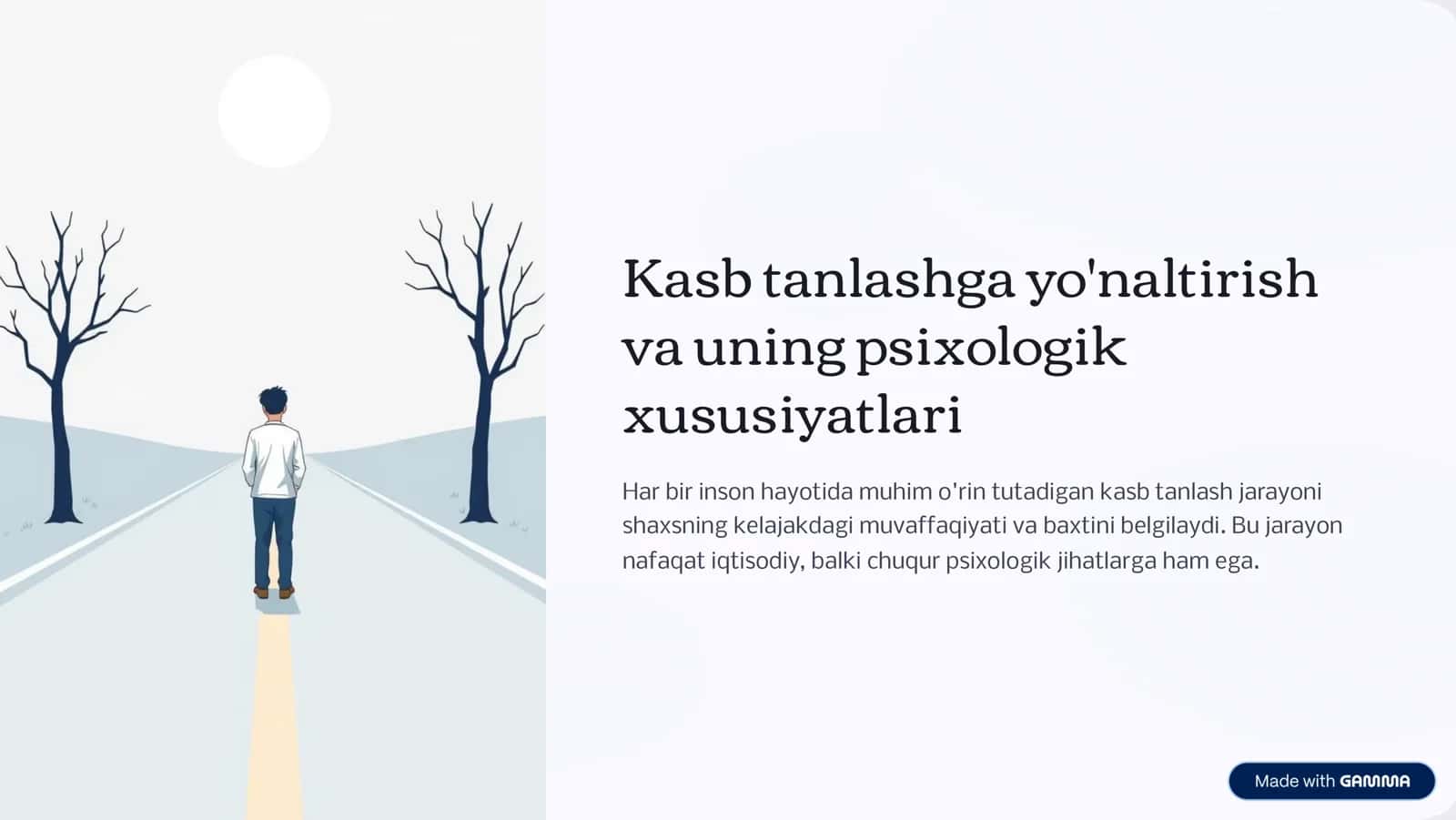 Kasb tanlashga yo'naltirish va uning psixologik xususiyatlari 1