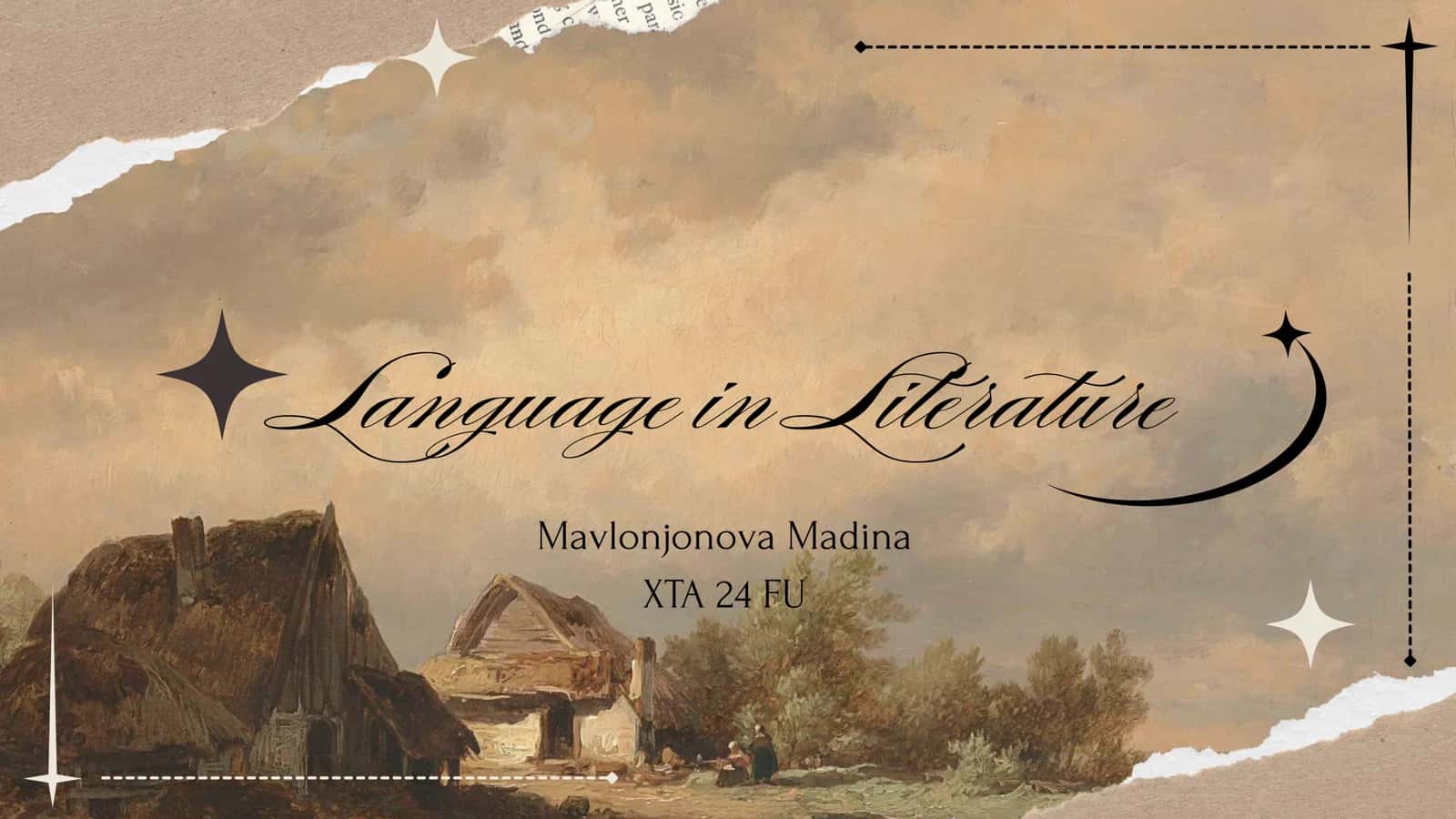 Language in Literature 1