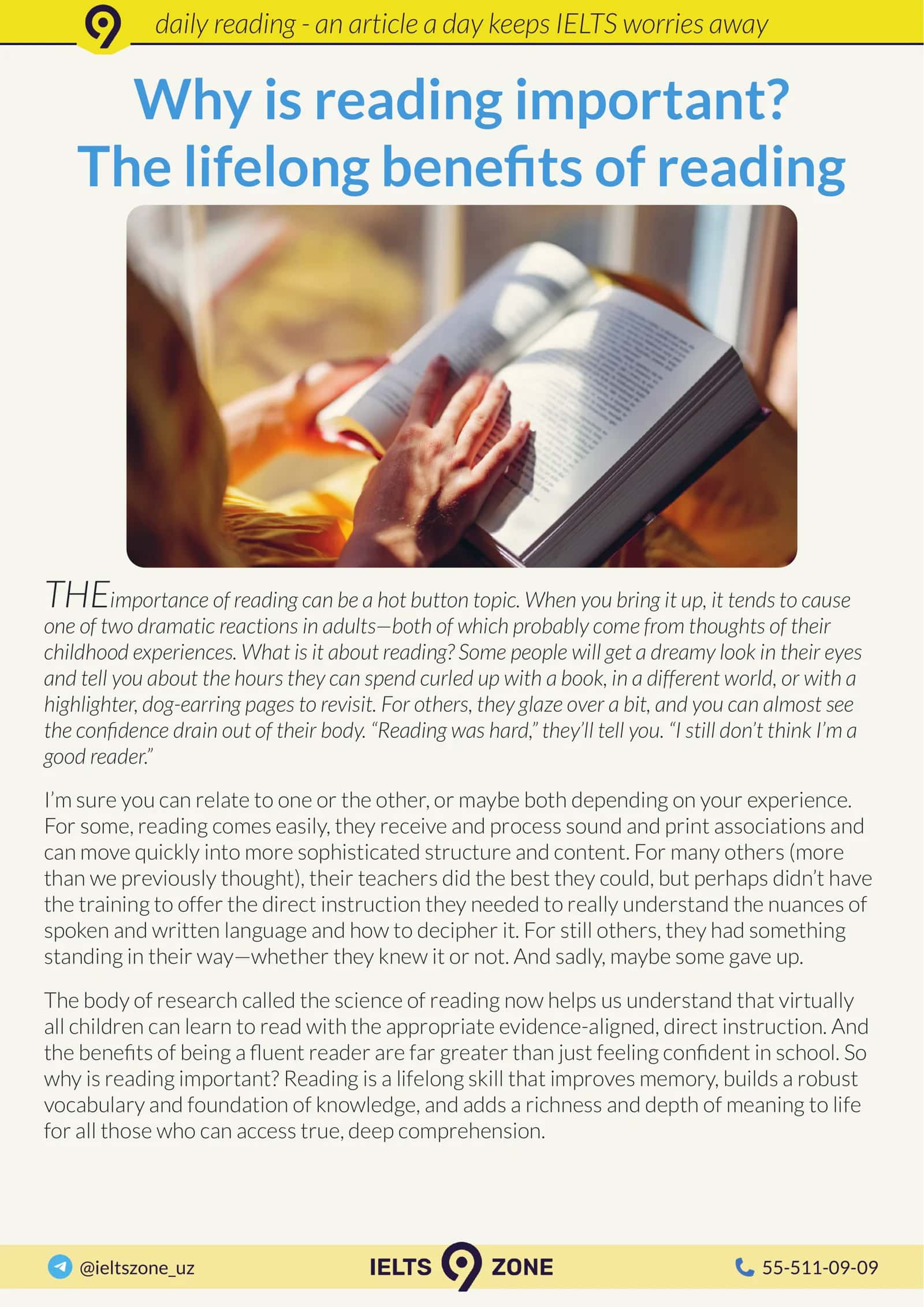 Importance of Reading in IELTS Preparation 1