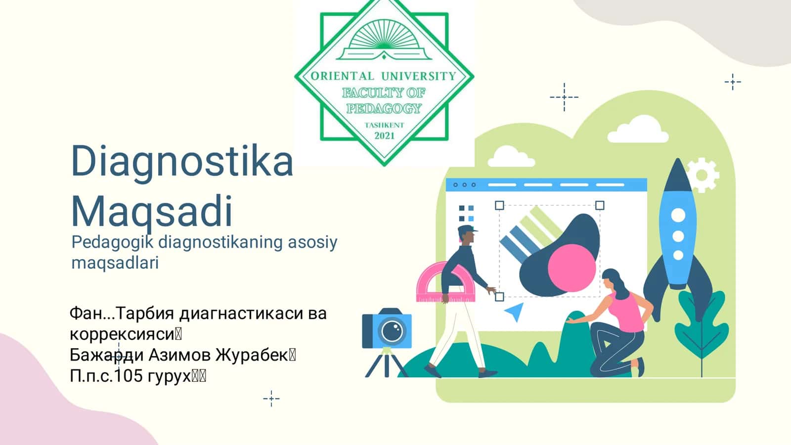 Pedagogik diagnostika 1