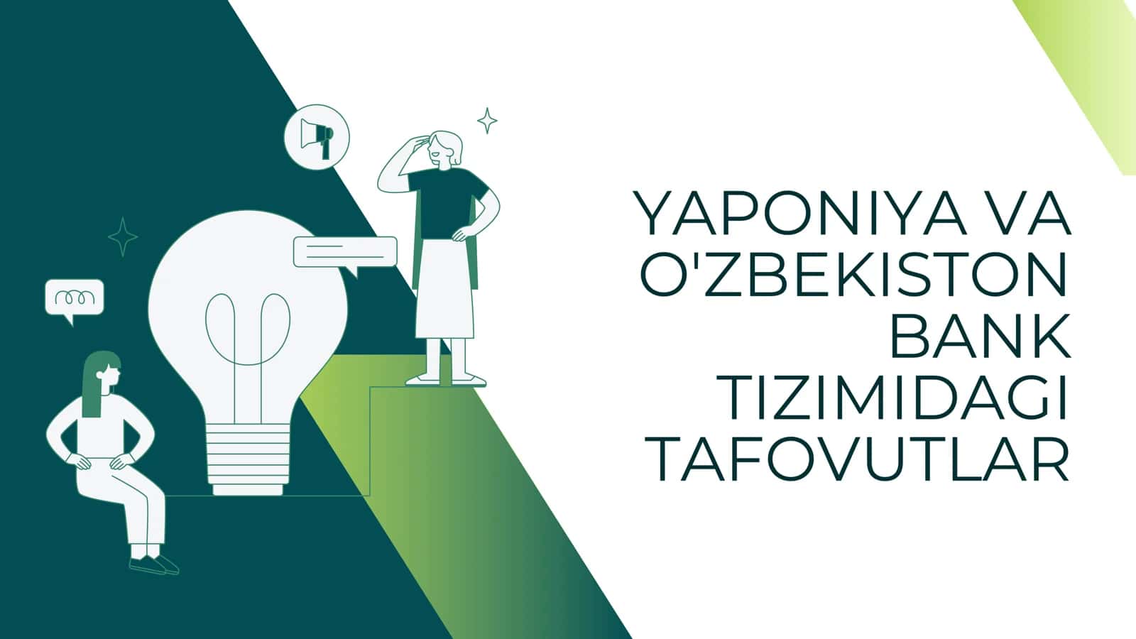YAPONIYA VA O'ZBEKISTON BANK TIZIMIDAGI TAFOVUTLAR 1