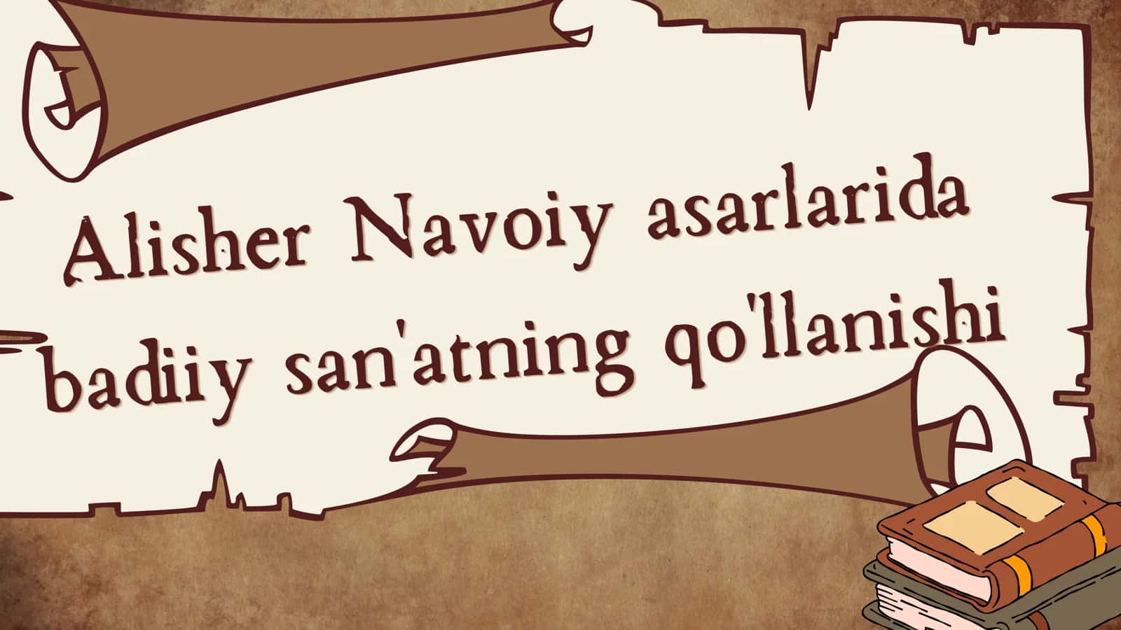 Alisher Navoiy asarlarida badiiy san'atning qo'llanishi 1