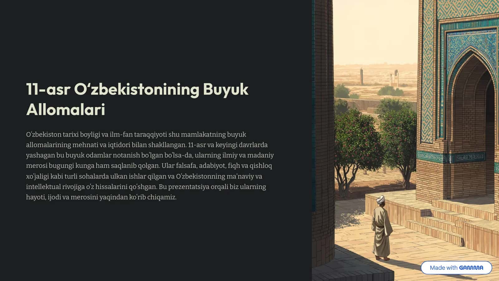 Boborahim Mashrab: Shoir va Mutafakkir 1