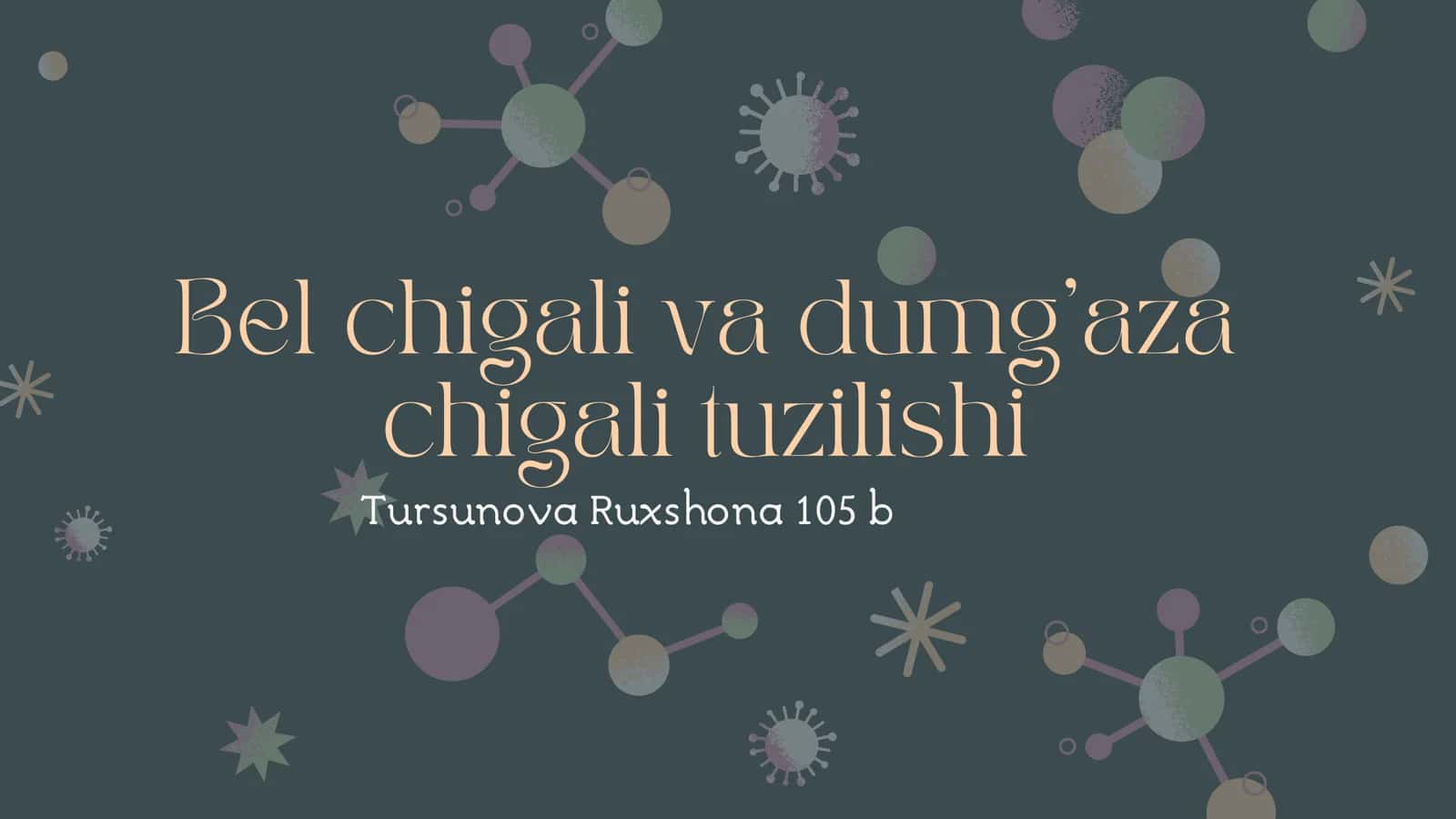 Bel chigali va dumg’aza 1
