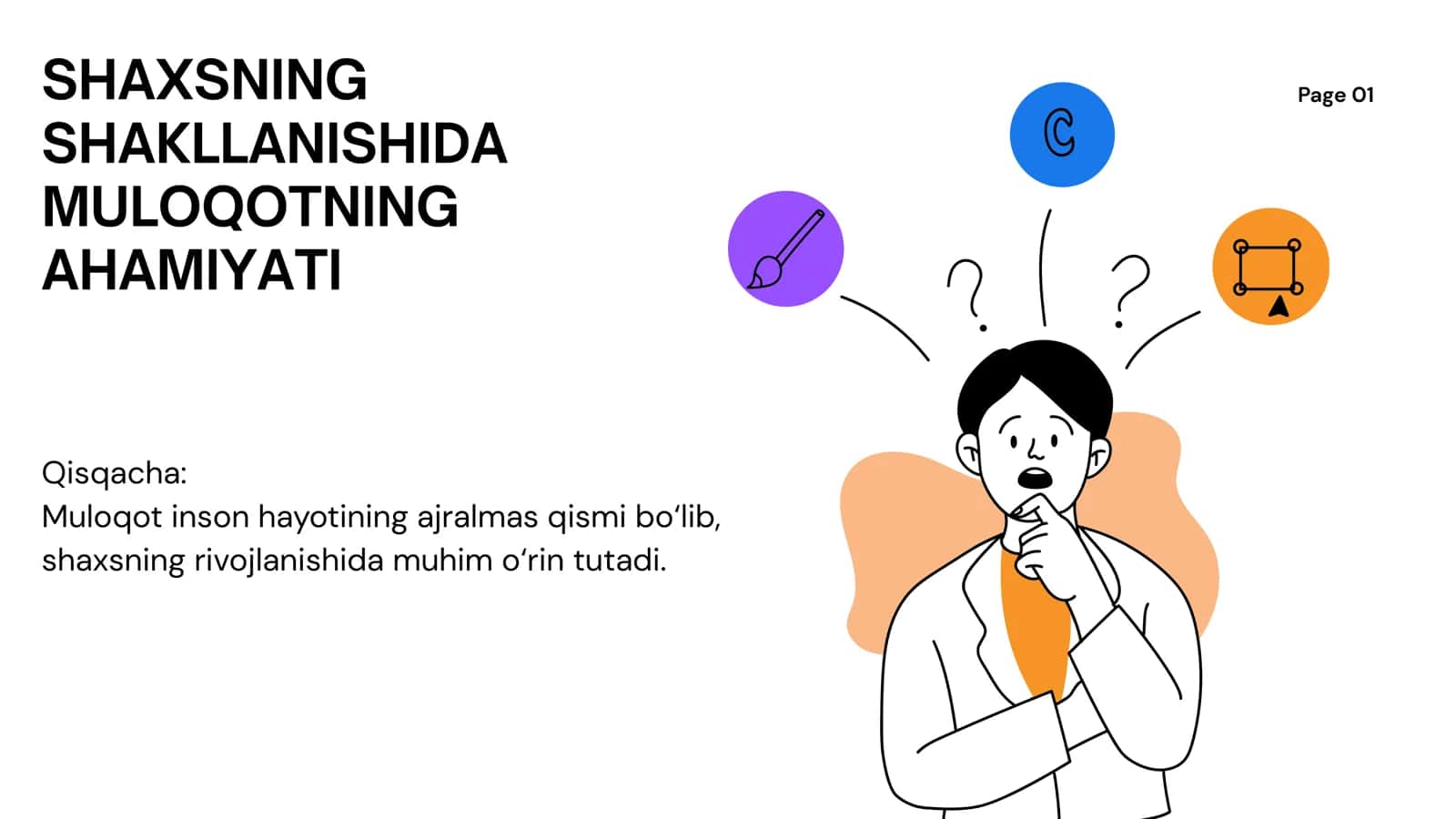 Shaxsning shakilanishida muloqotning ahamiyati 1