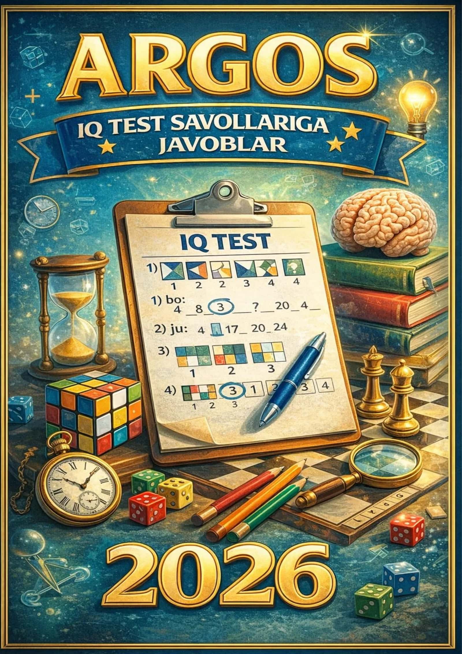 2026 Argos IQ test savollari javoblari 1