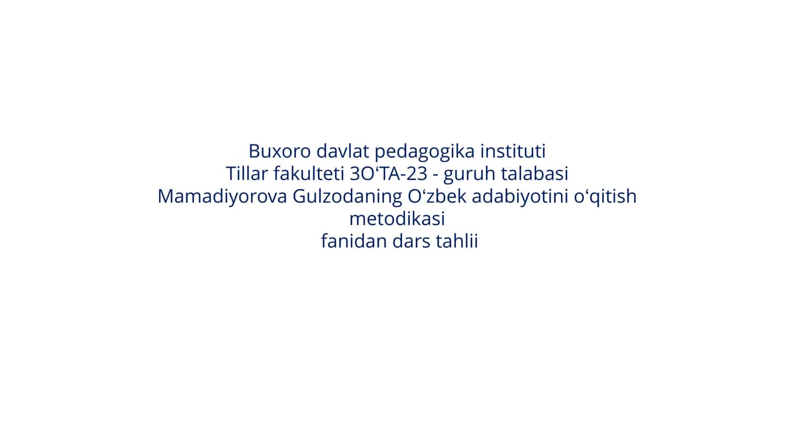 Adabiyot darslarida audiovizual va texnik vositalardan foydalanish 1