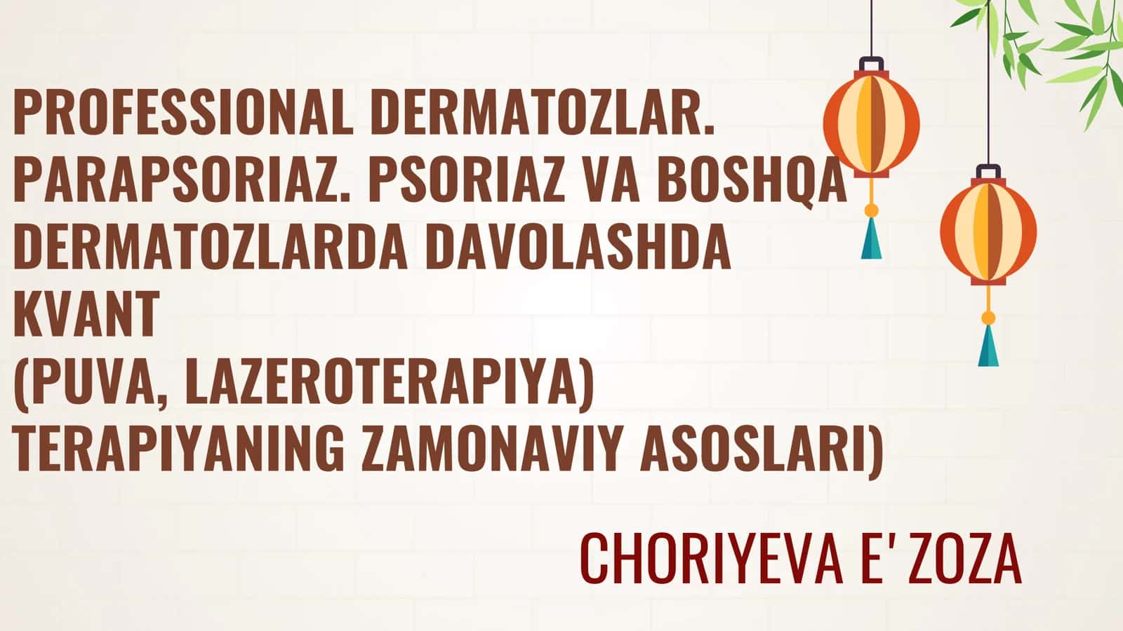 Professional Dermatozlar 1