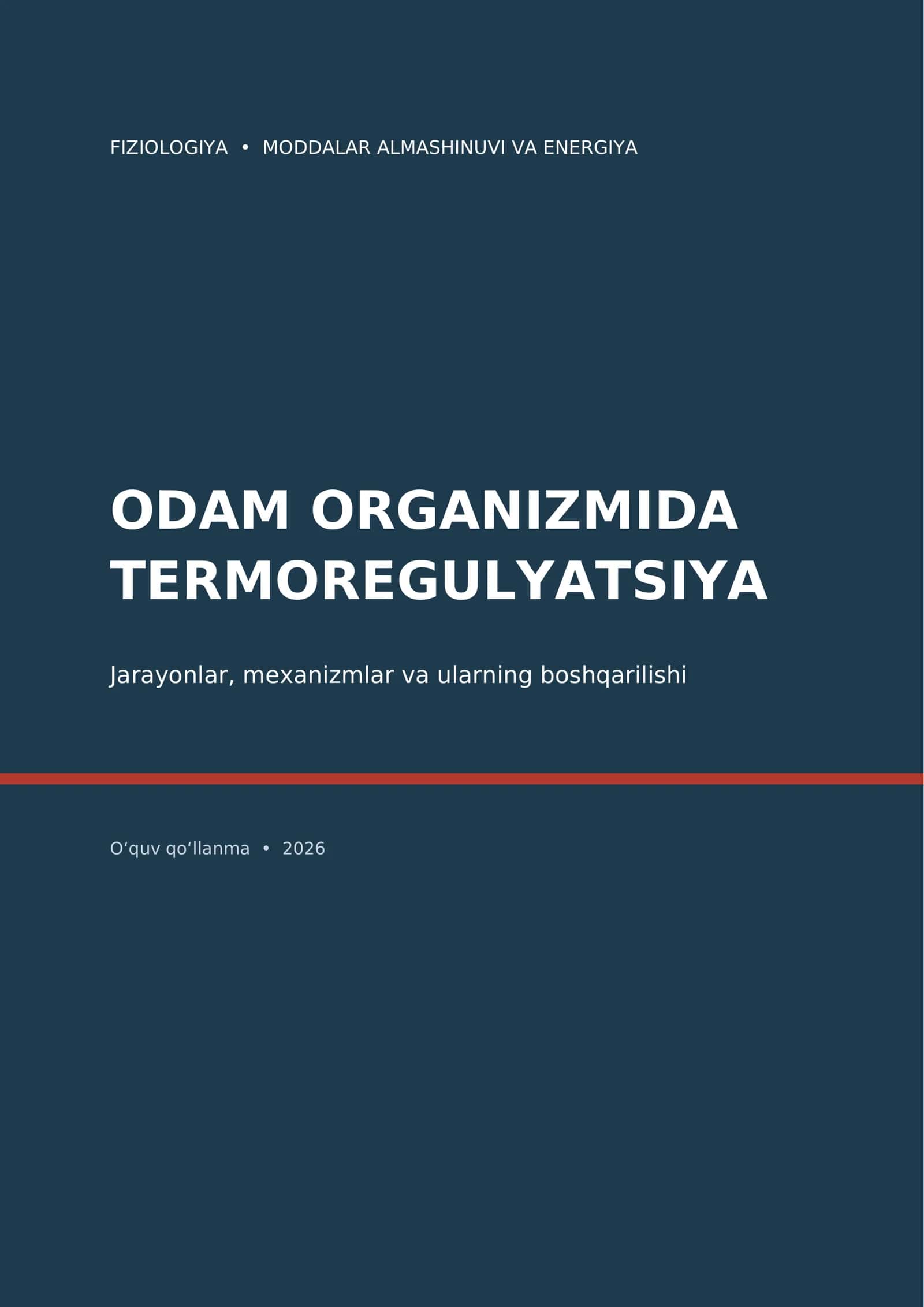 Odam organizmida termoregulyatsiya 1