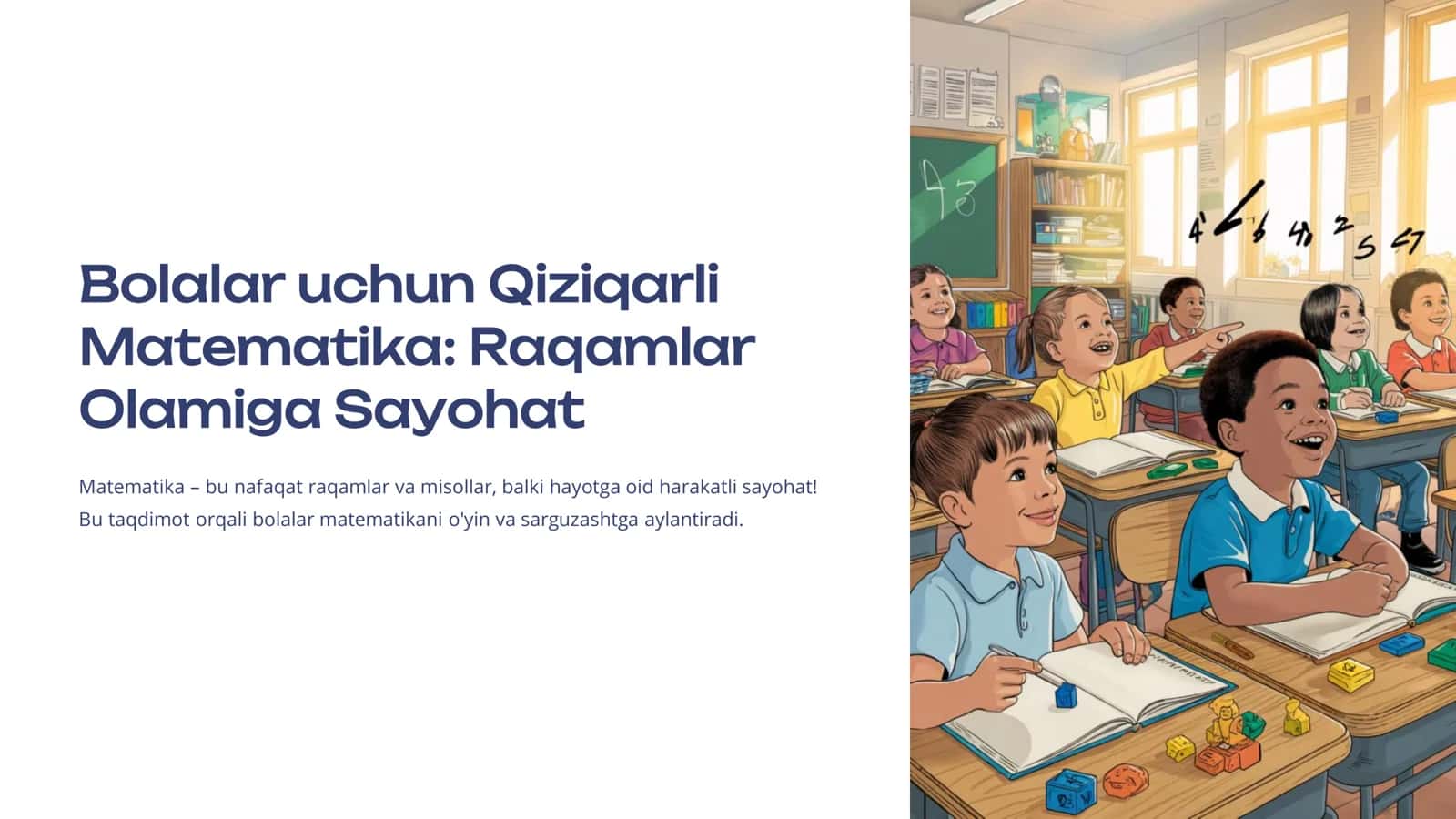 Bolalar uchun qizqarli matematika 1