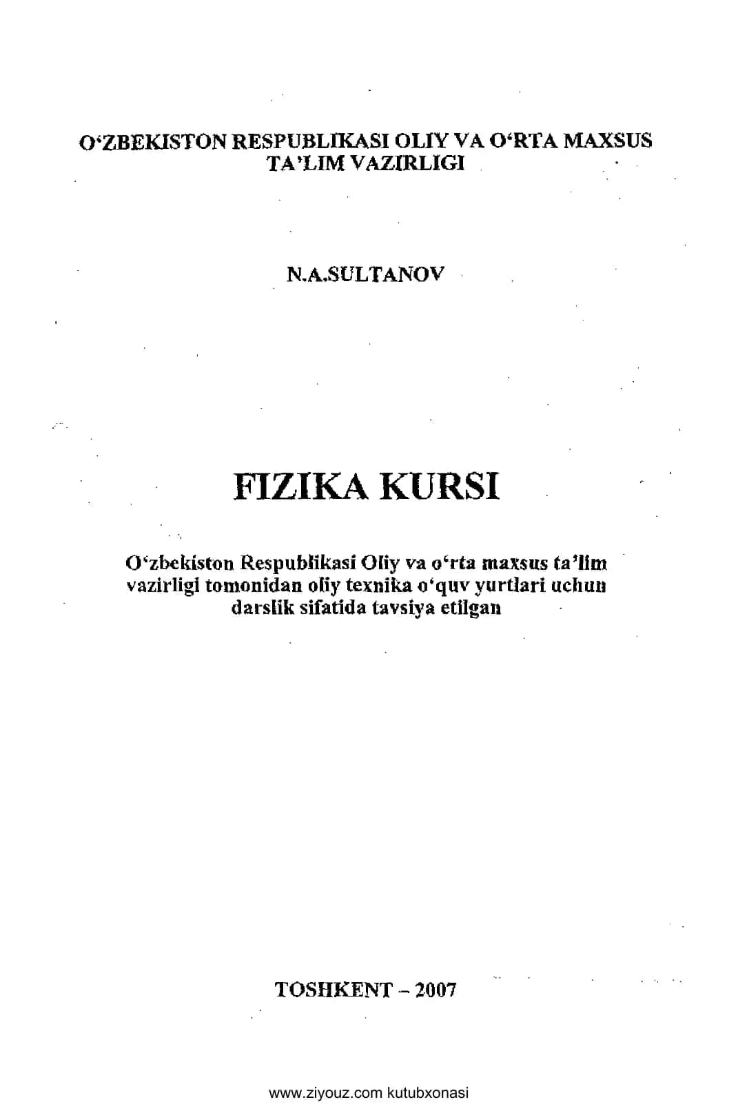 Fizika kursi 1