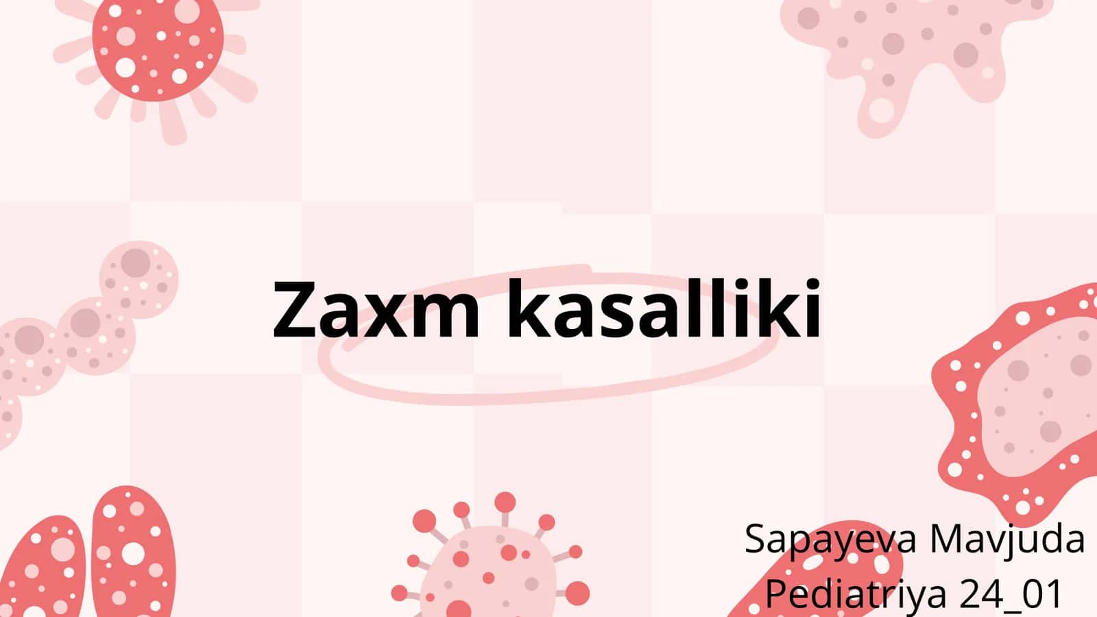 Zaxm kasalligi 1