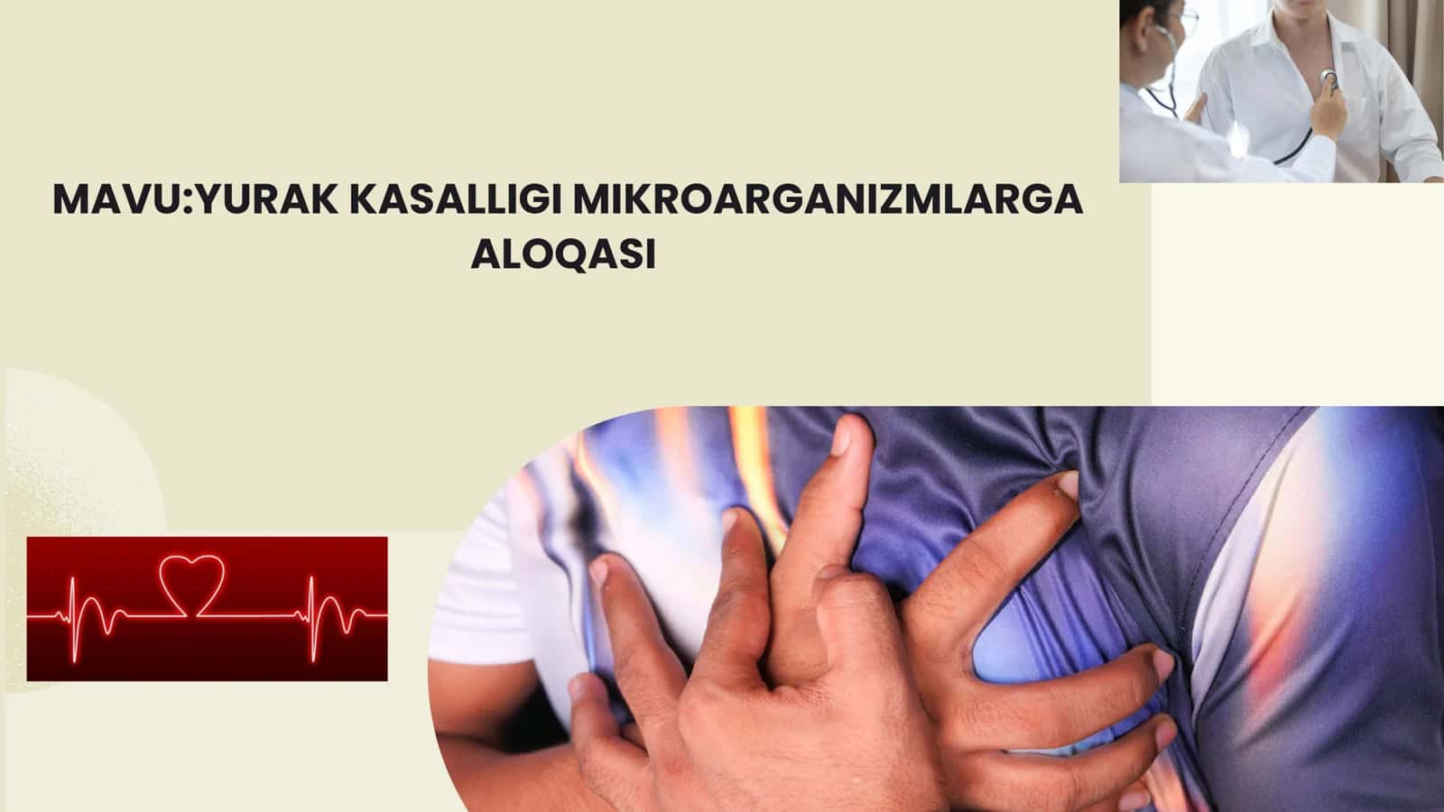 Yurak kasalligi mikroorganizmlarga aloqasi 1