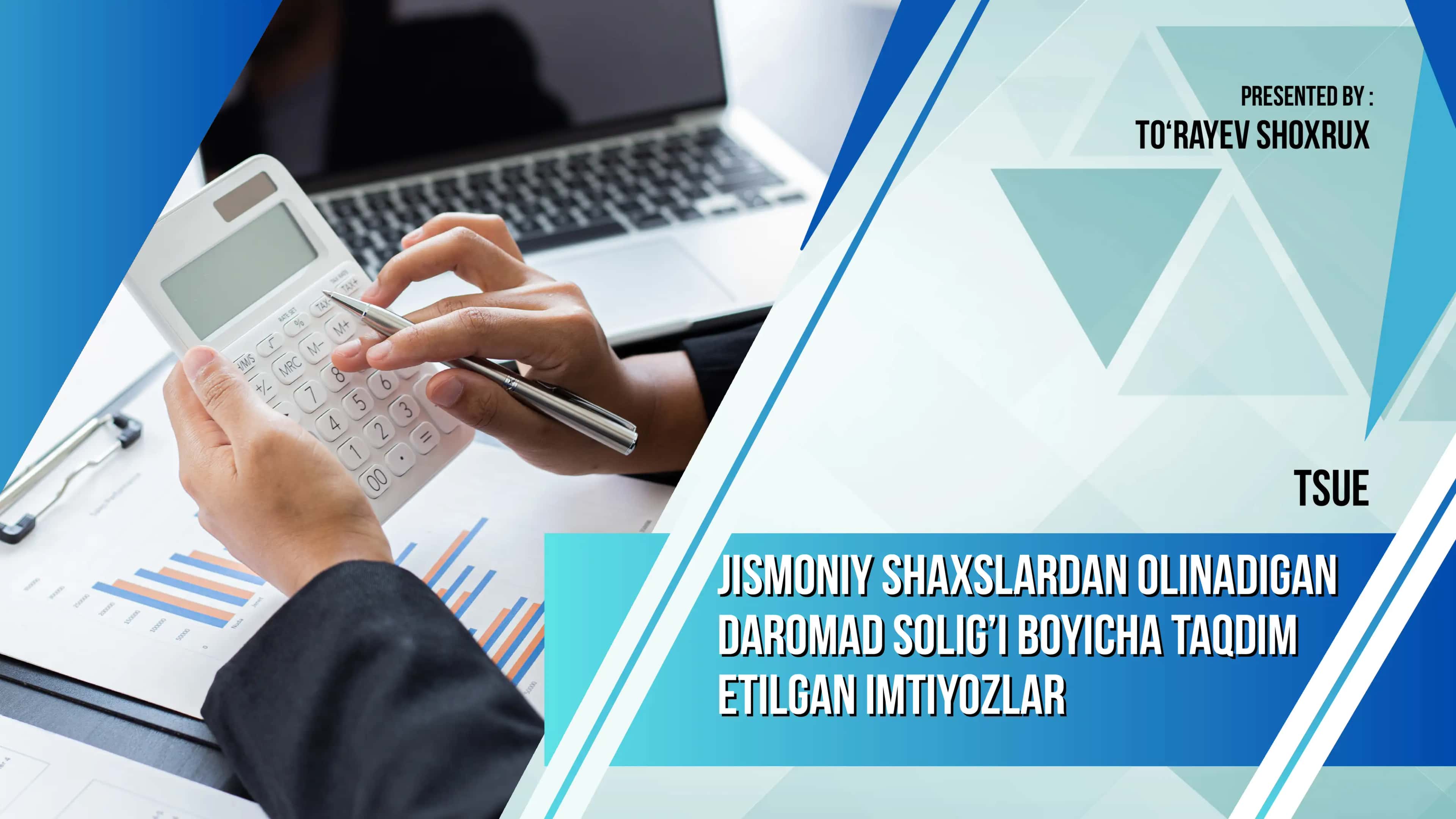 Jismoniy shaxslardan olinadigan daromad solig'i bo'yicha imtiyozlar qo'llanilishi 1