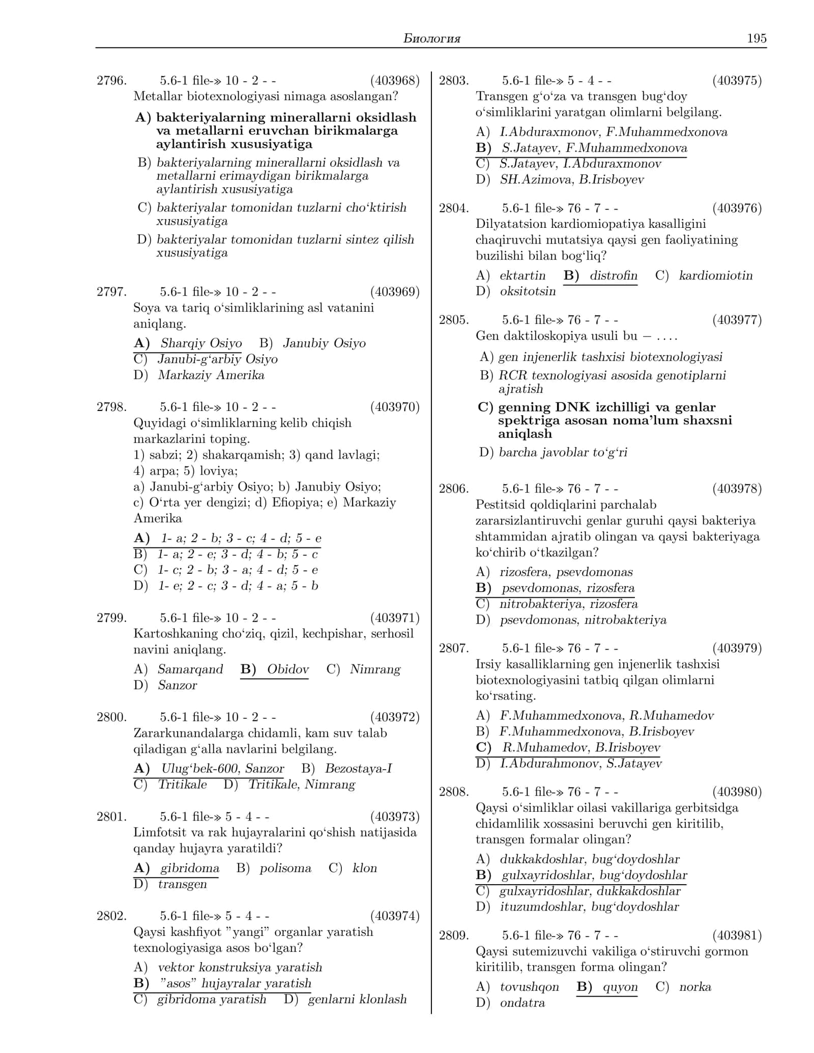 Biologiya 1