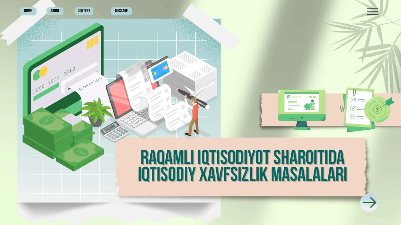 Raqamli iqtisodiyot sharoitida iqtisodiy xavfsizlik masalalari 1