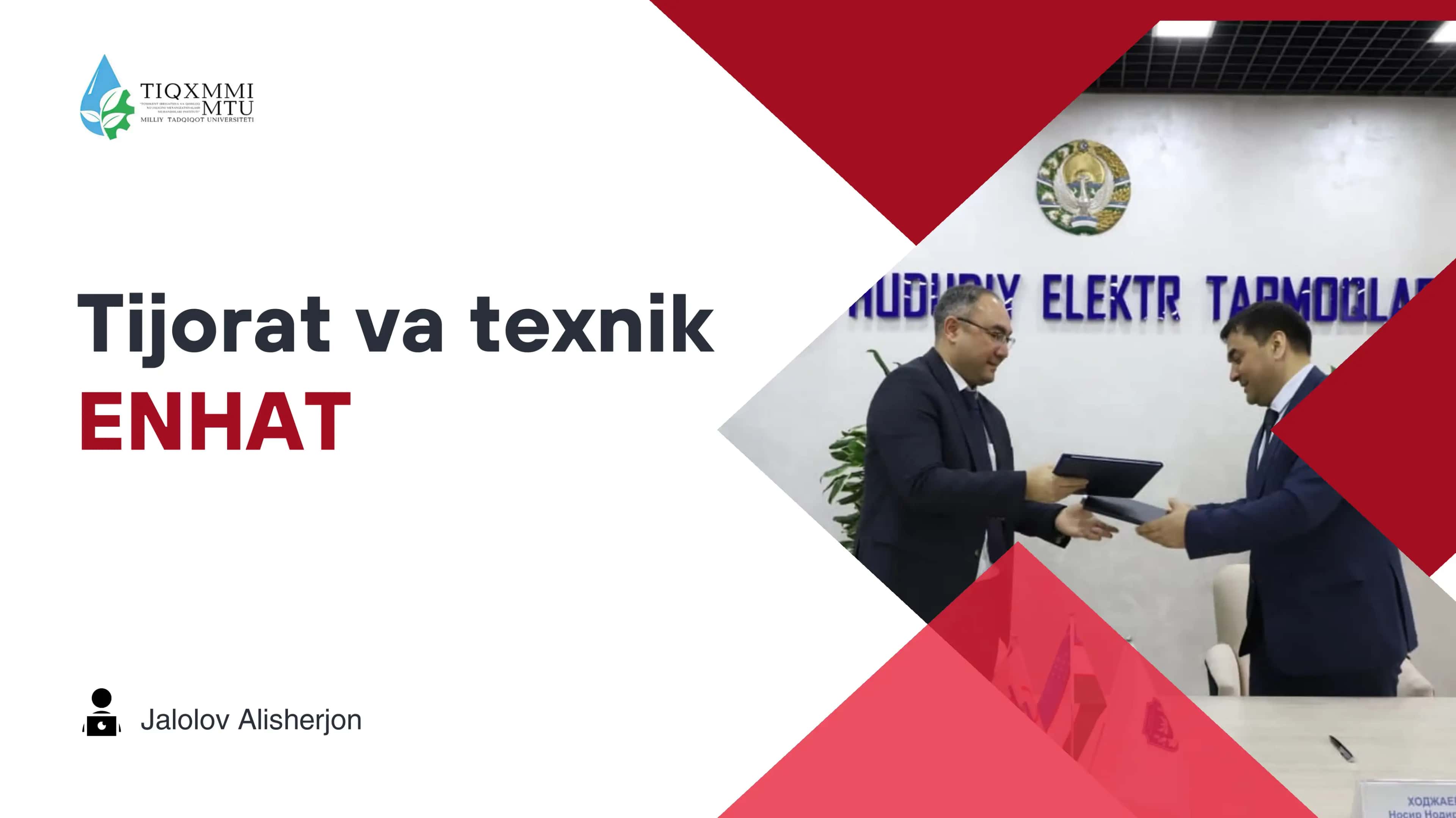 Tijorat va texnik ENHAT 1