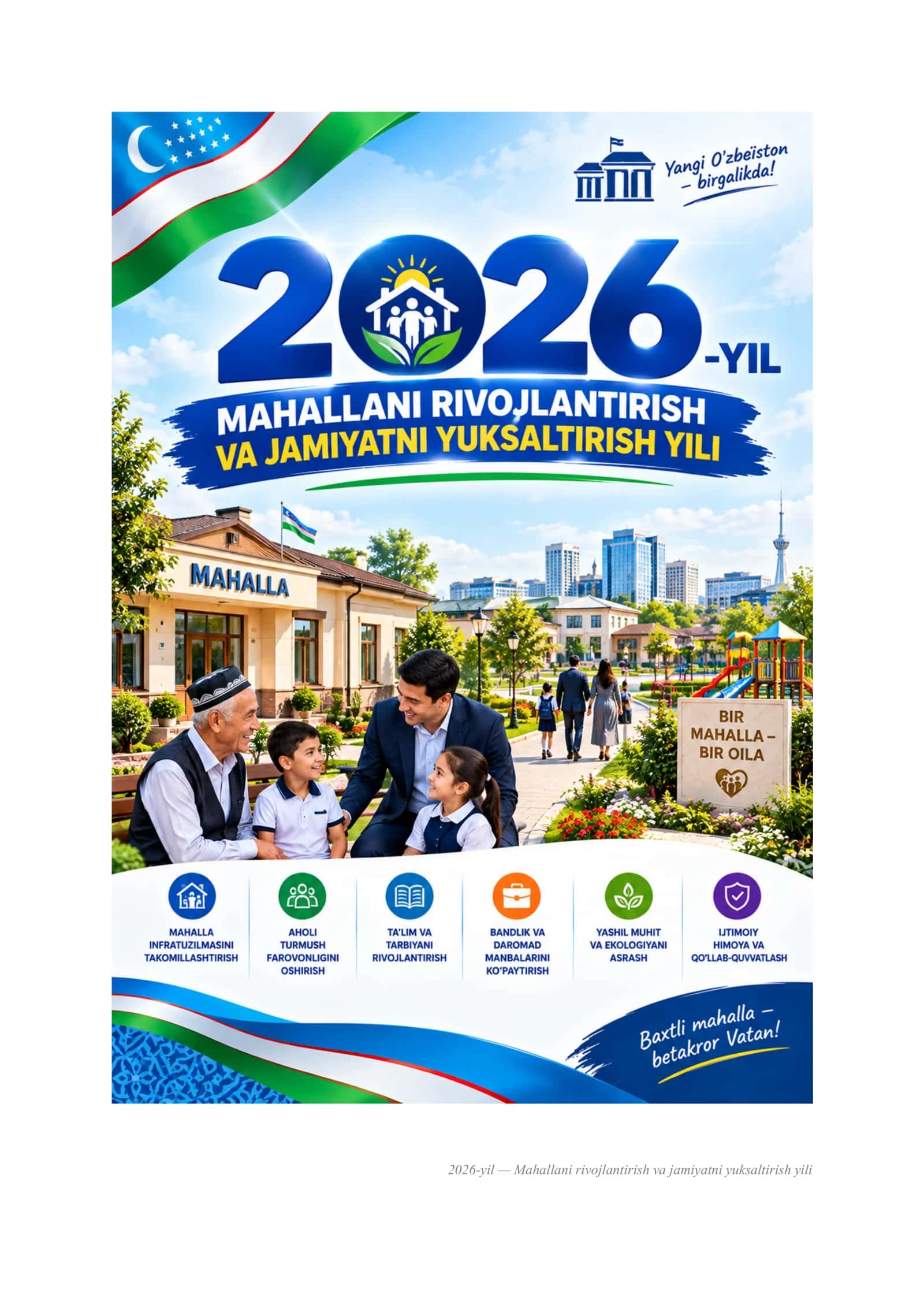 2026-yil — Mahallani rivojlantirish va jamiyatni yuksaltirish yili 1