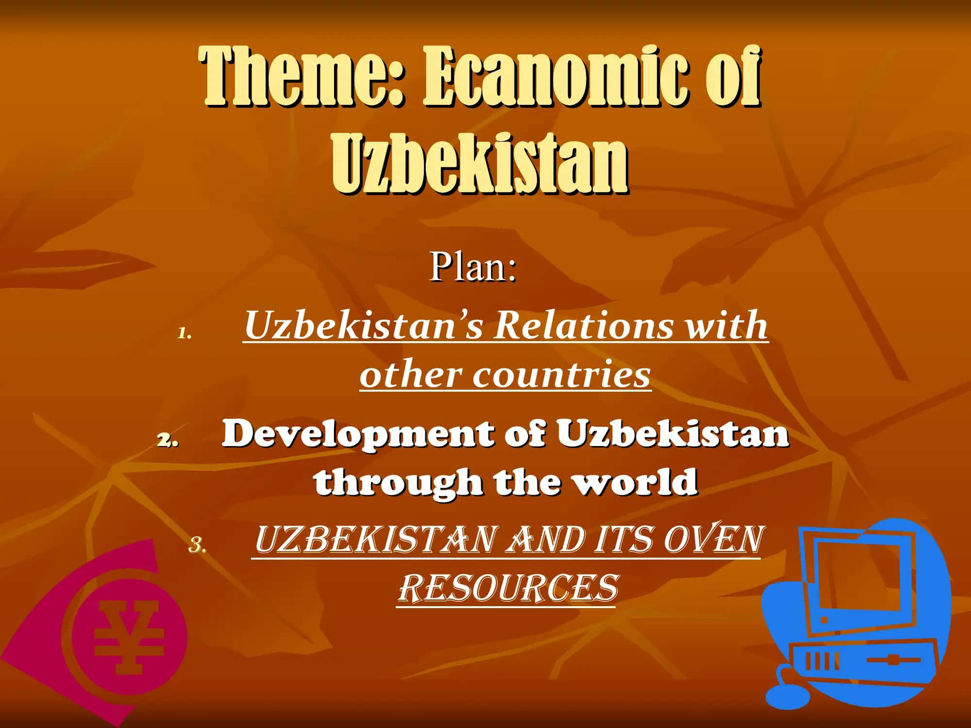 Ecanomic of Uzbekistan 1