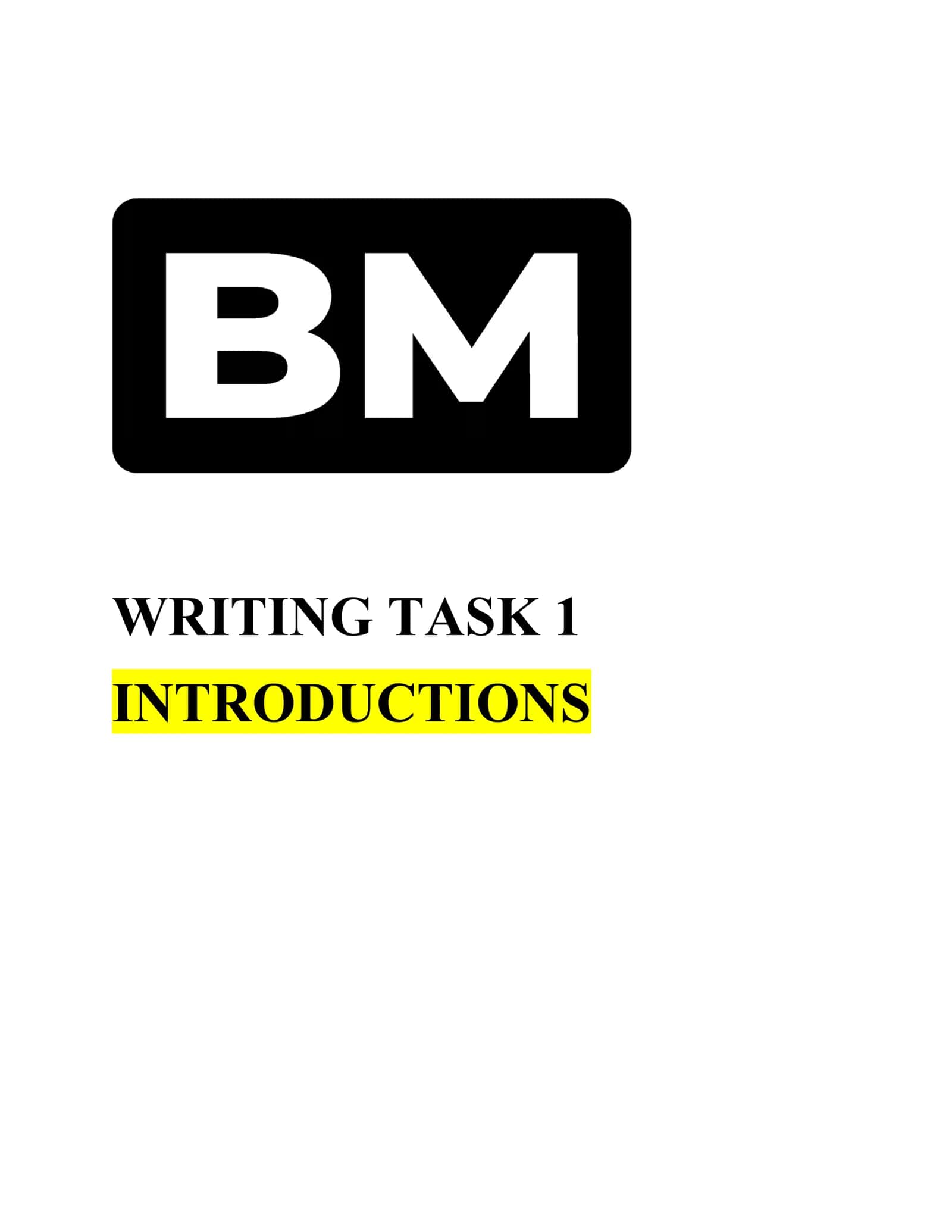 WRITING TASK 1 1