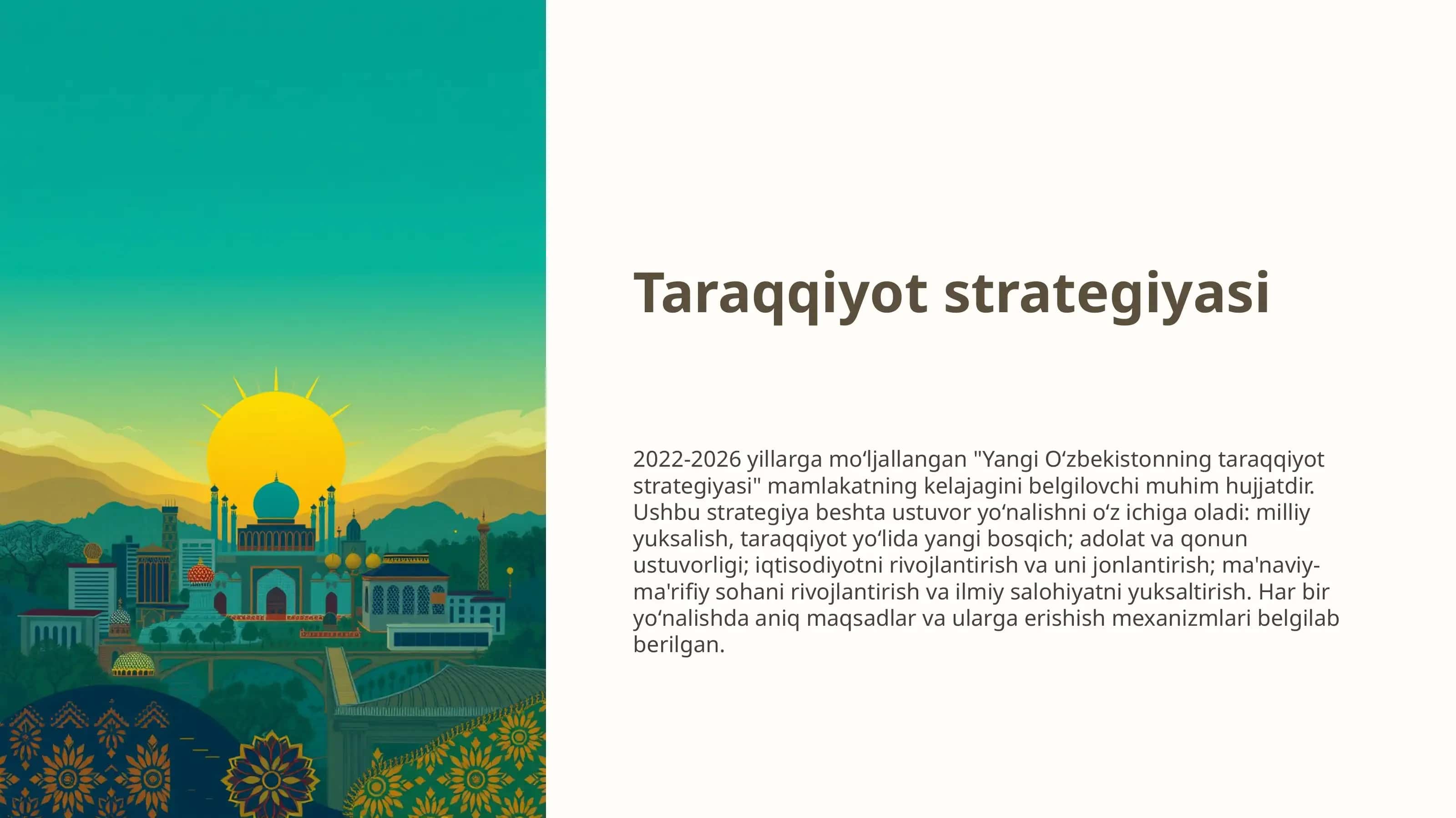 Taraqqiyot strategiyasi 1