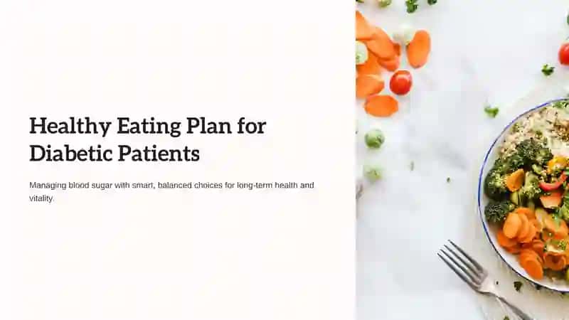 Common meal plans for people with Diabetes
