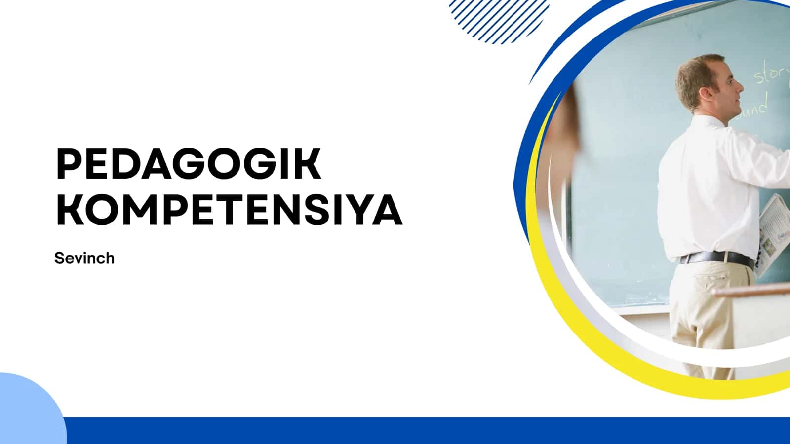 PEDAGOGIK KOMPETENSIYA 1
