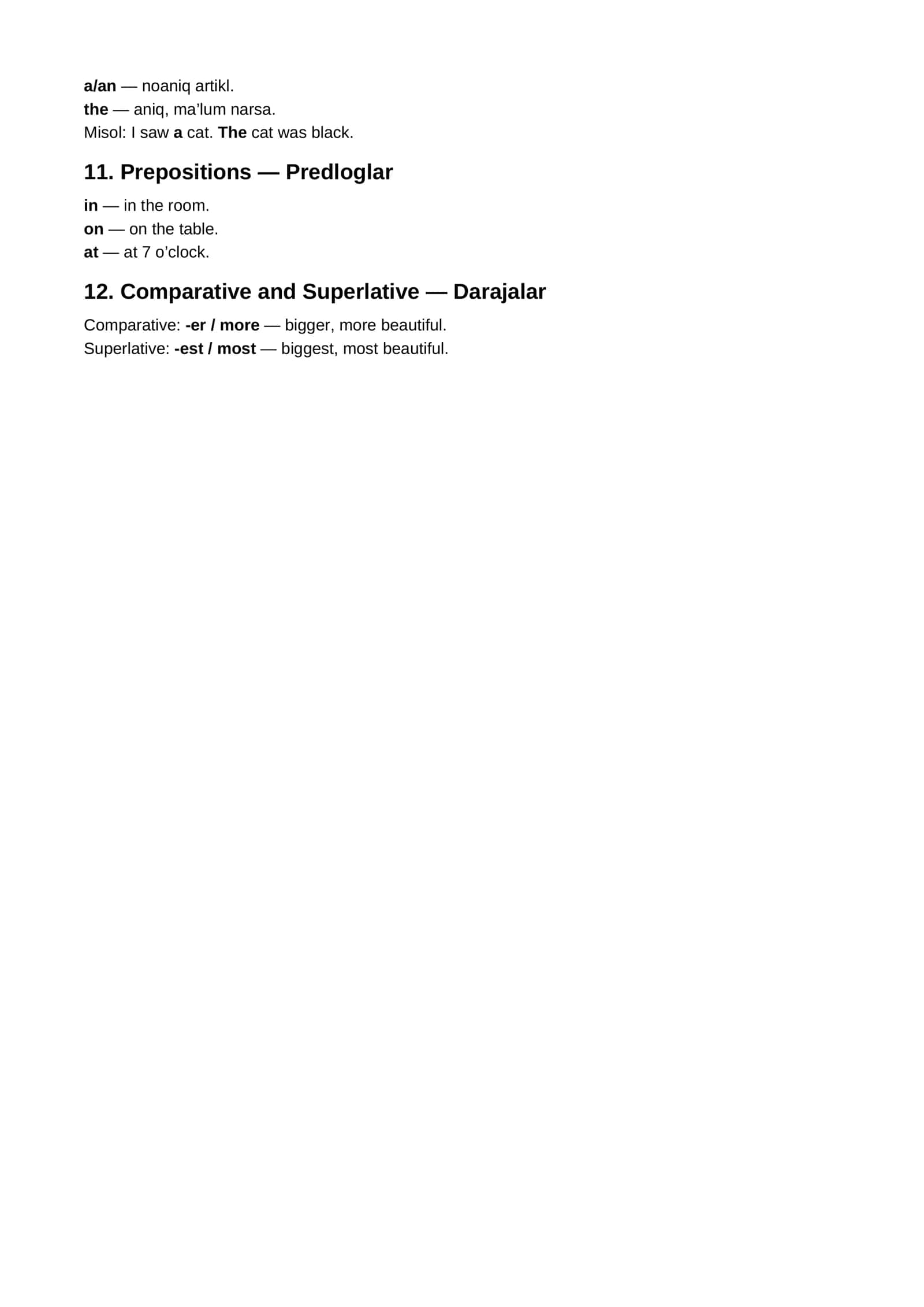 INGLIZ TILI GRAMMATIKASI 2