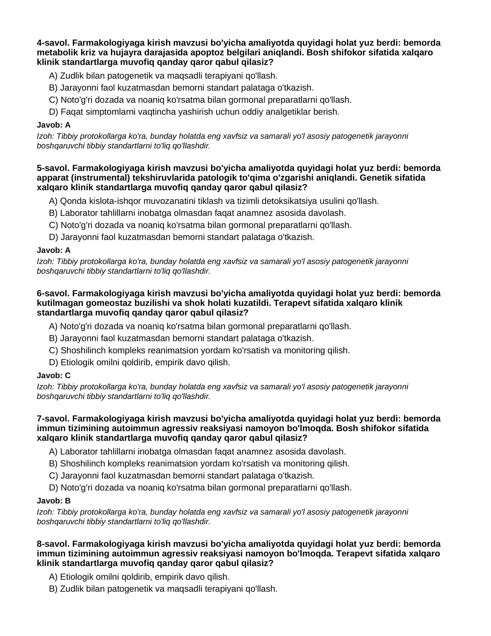 Farmakologiyaga kirish - 3-QISM 2
