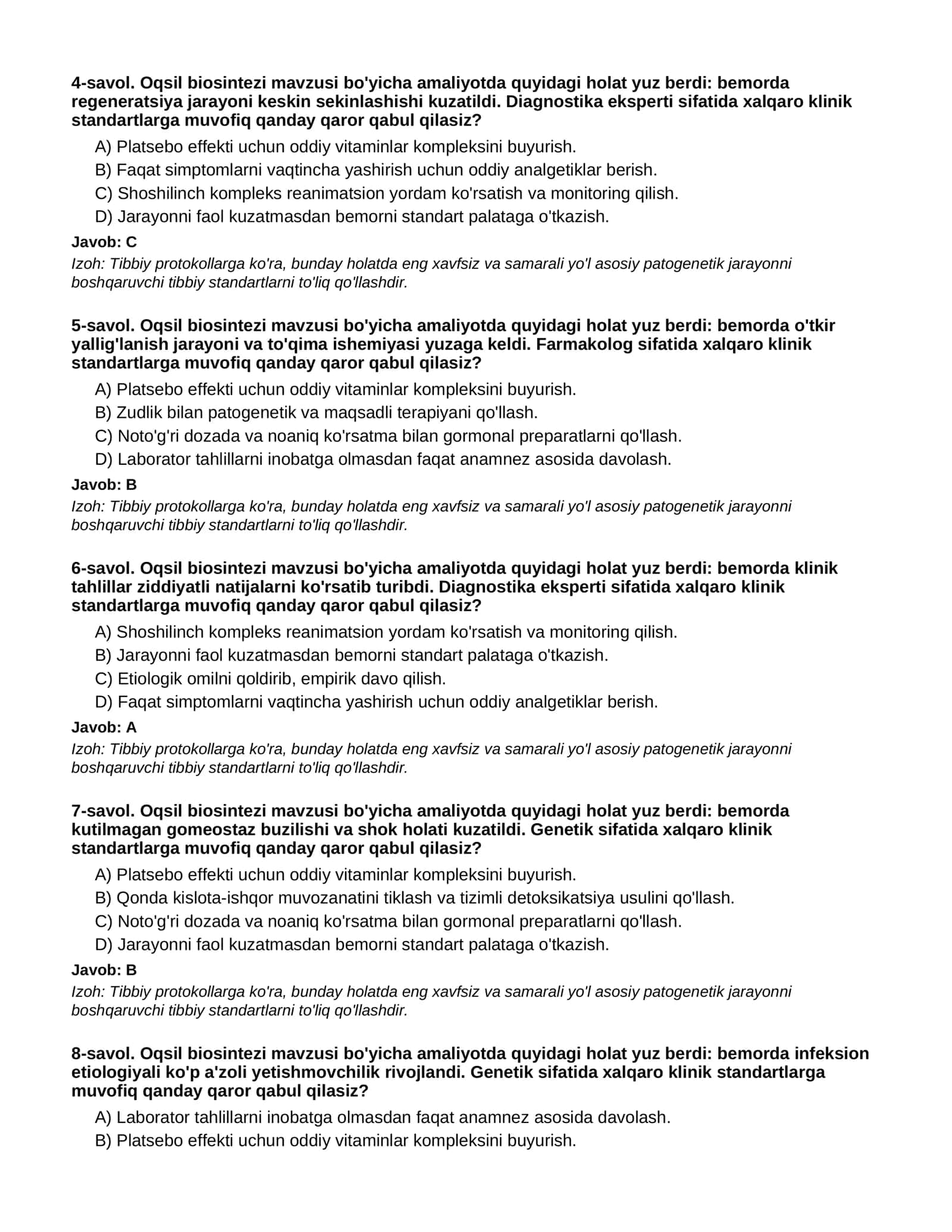 OQSIL BIOSINTEZI - 1-QISM 2
