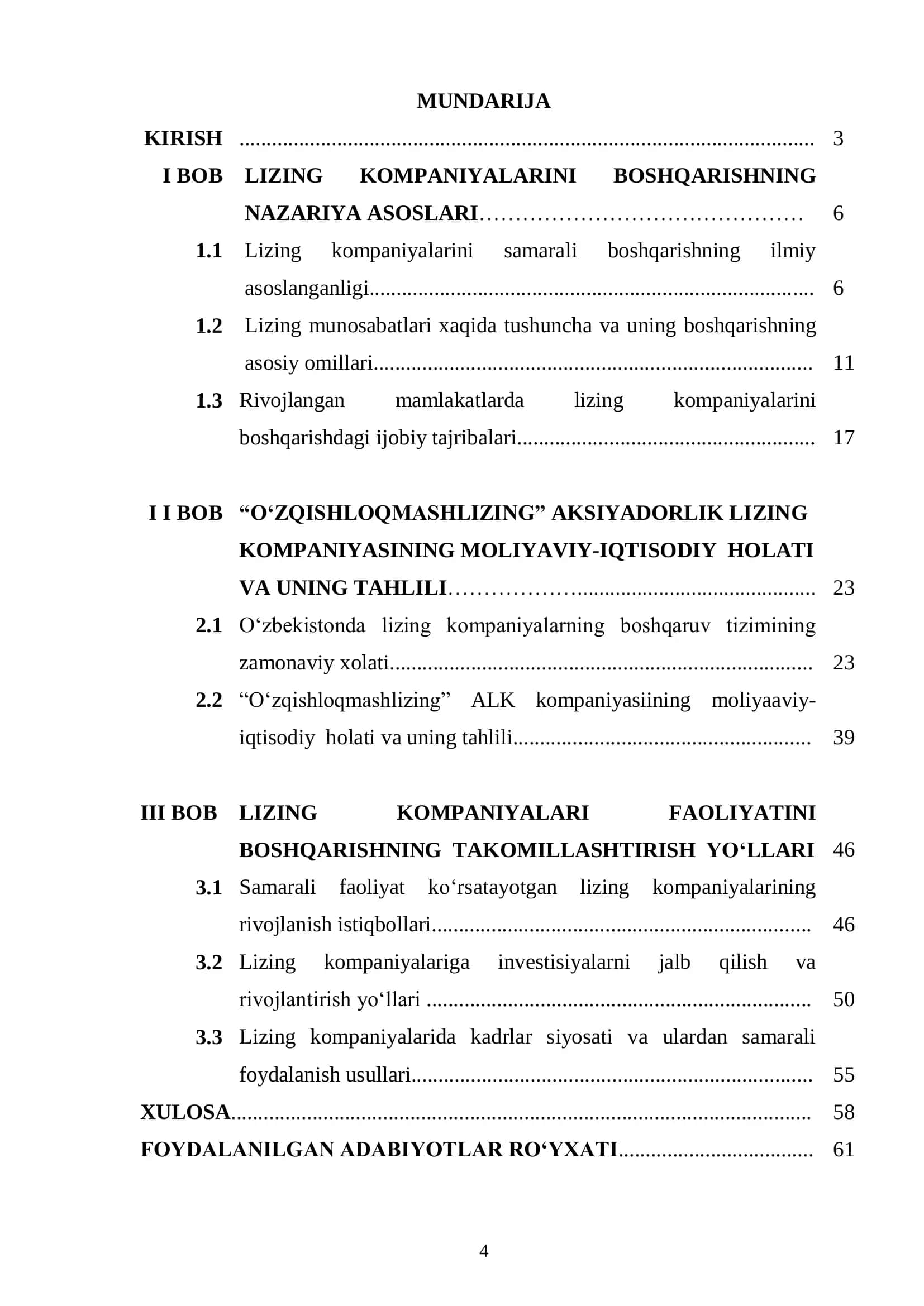 Lizing Kompaniyalari Boshqaruv va Ularni Takomillashtirish Yo'llari 2