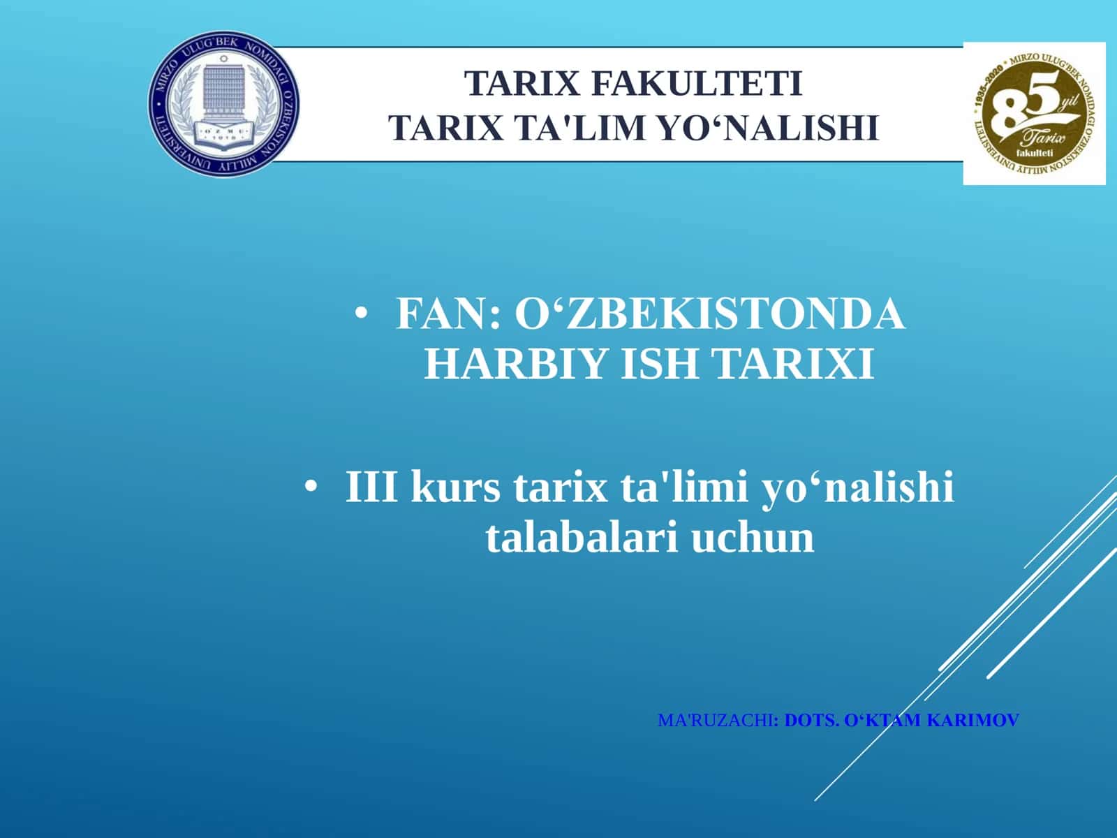 O’RTA OSIYODA HARBIY QO’SHINLAR T0’ZILISHINING IJTIMOIY-SIYOSIY ASOSLARI VA AHAMIYATI 2