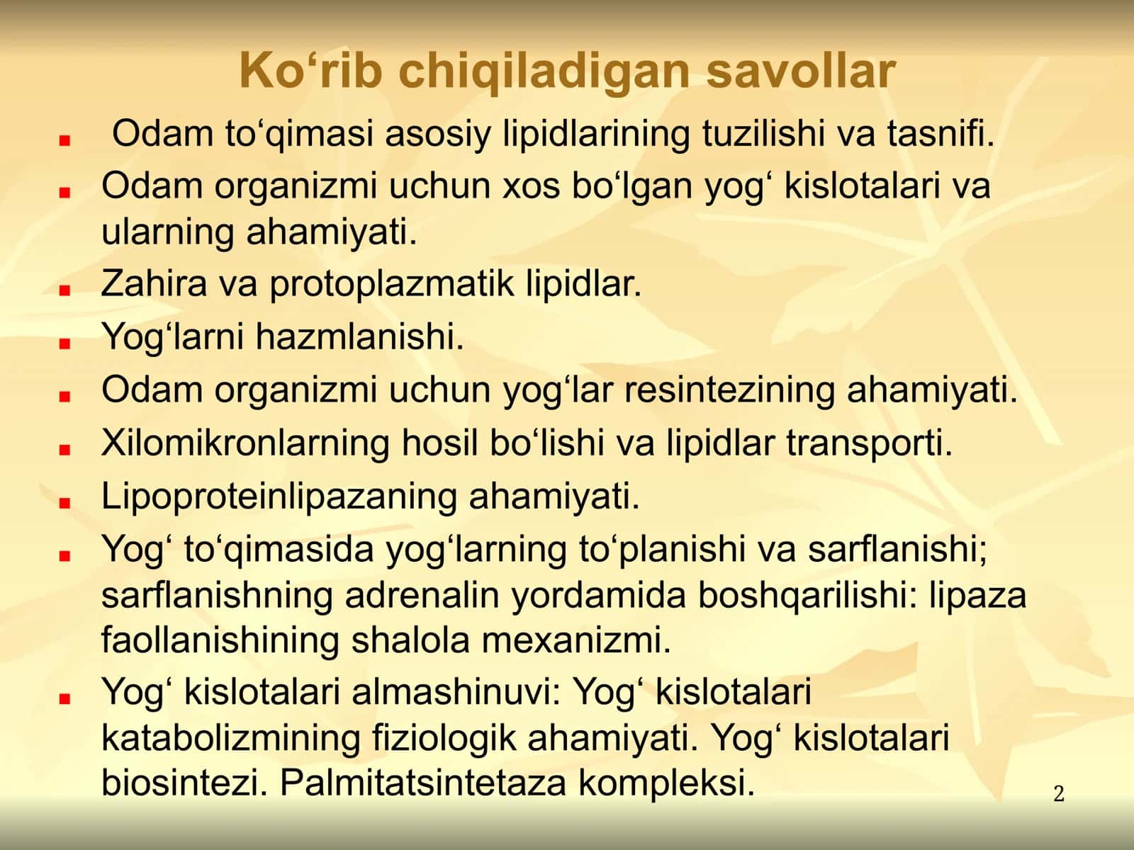 LIPIDLAR 2