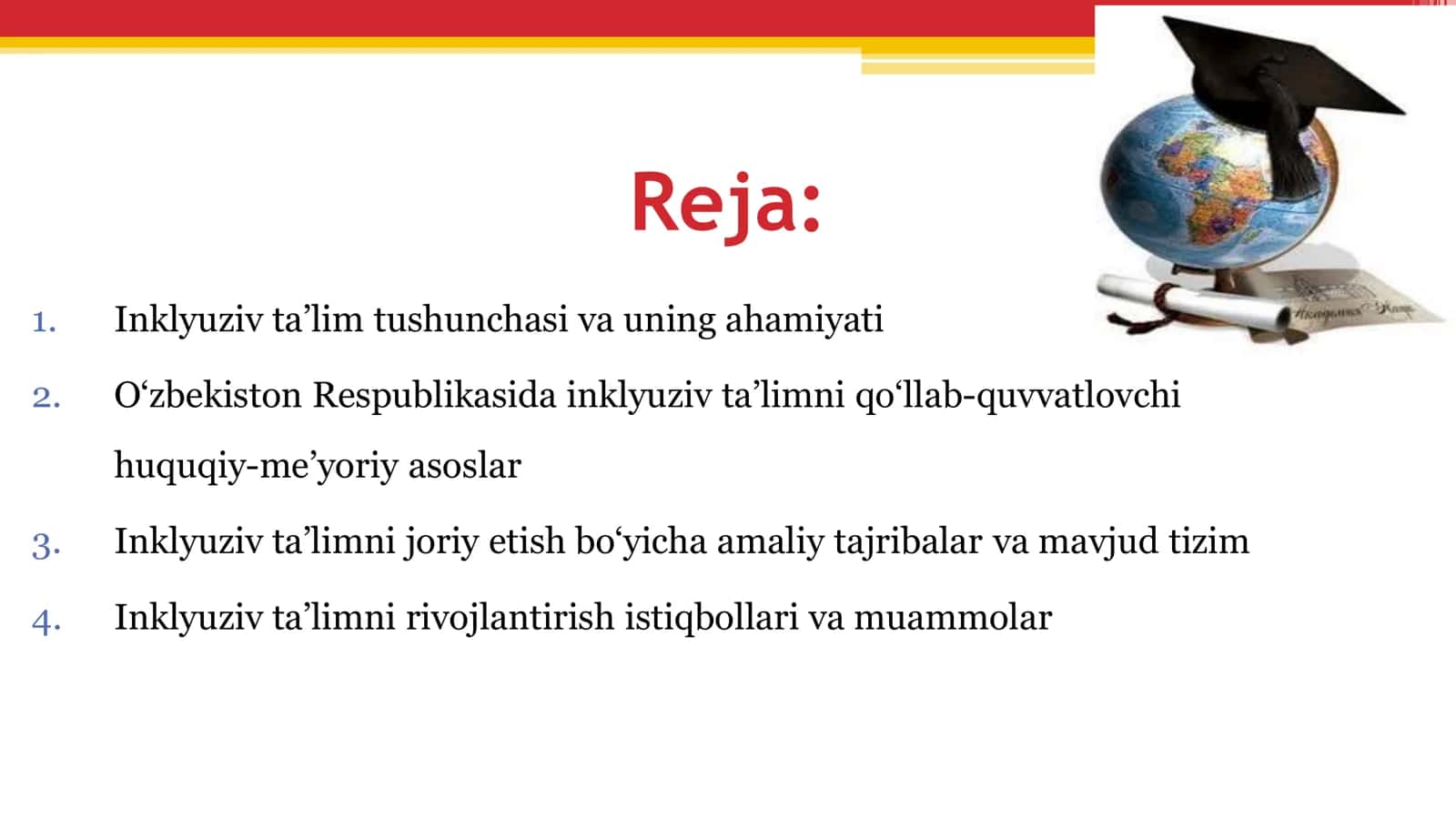 O’zbekiston Respublikasida inklyuziv ta’limni qo'llabquvvatlashning huquqiy asoslari va amaliy tajribalar 2