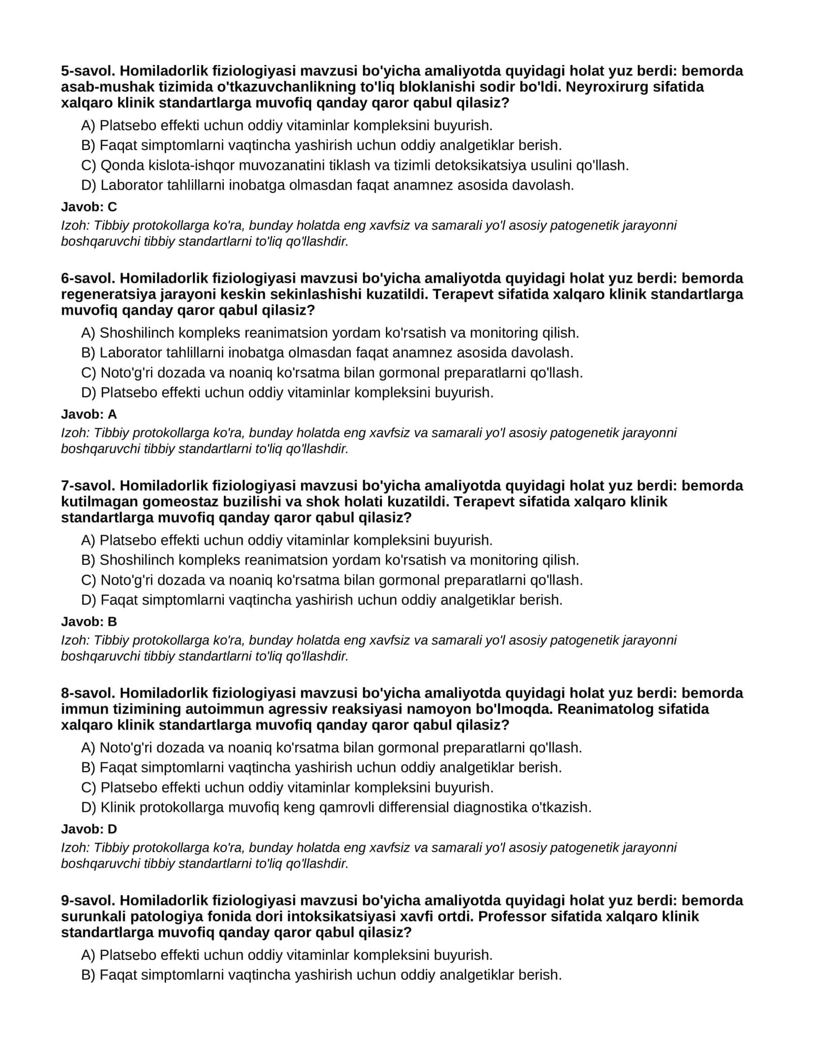 HOMILADORLIK FIZIOLOGIYASI - 1-QISM 2