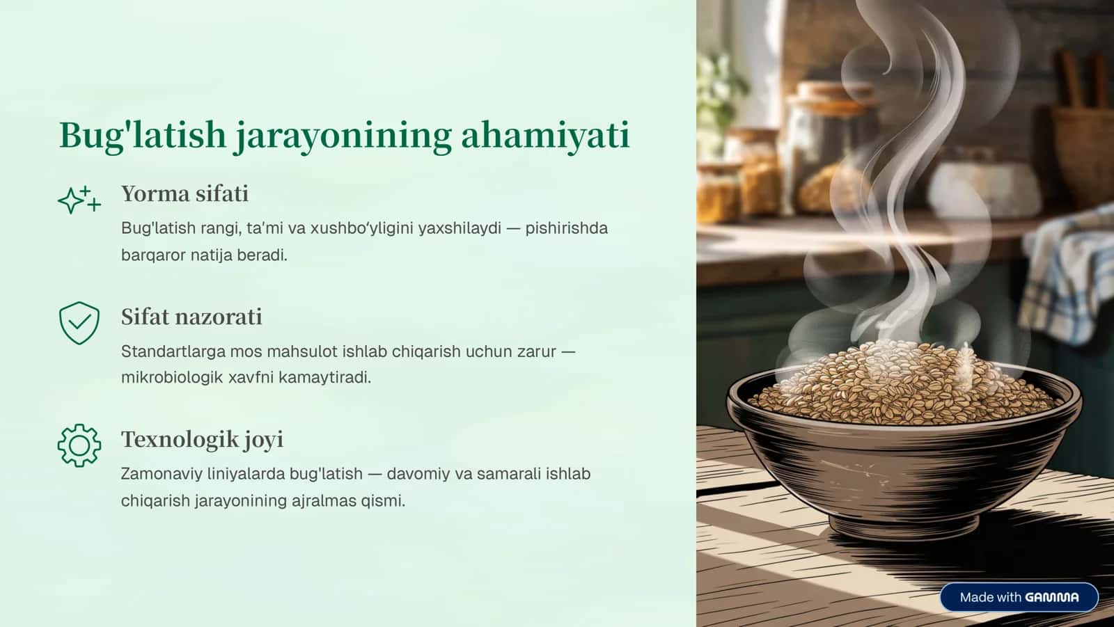 Yorma ishlab chiqarishda bug'latgichlar: turlari va vazifalari 2